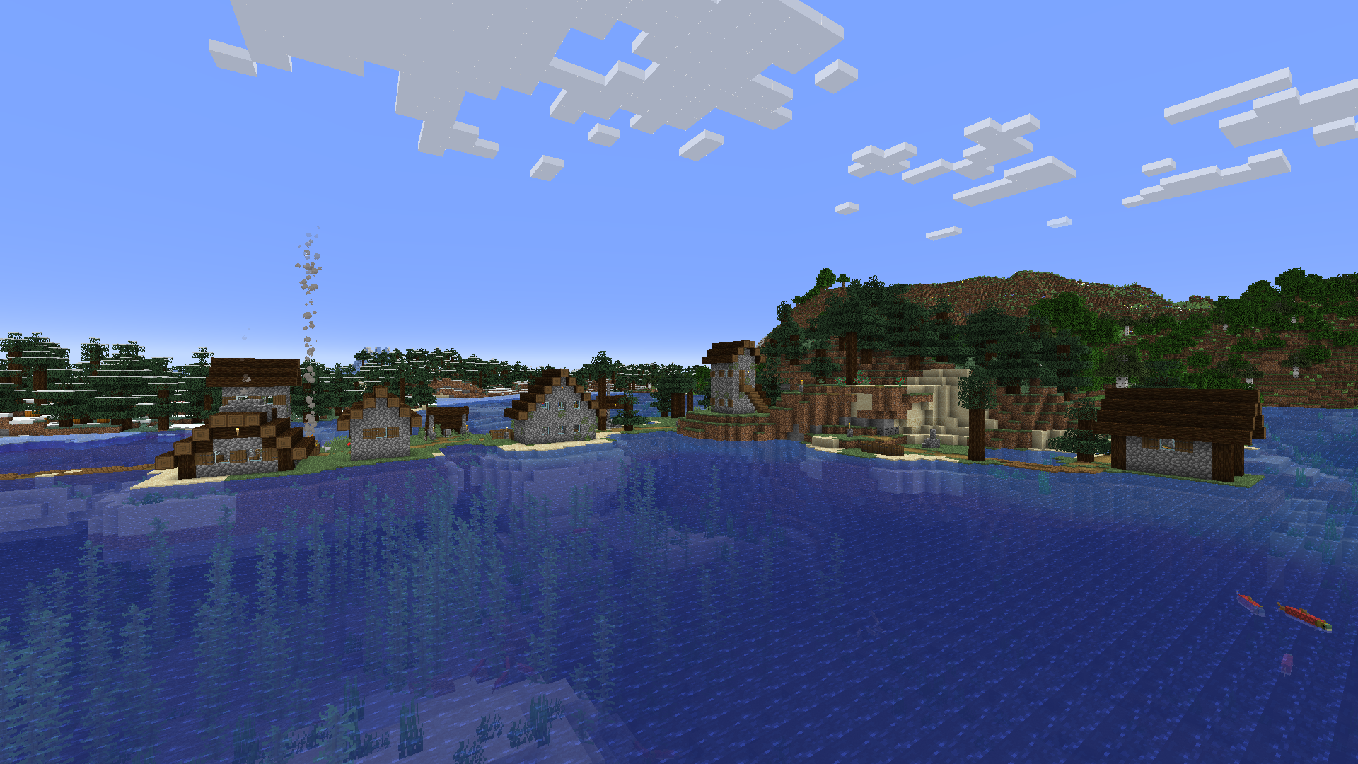 Example Minecraft landscape option