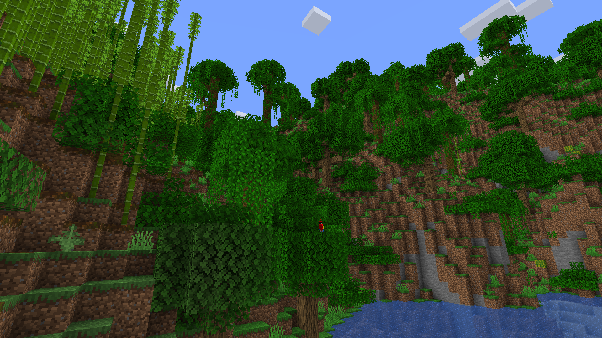 Example Minecraft landscape option