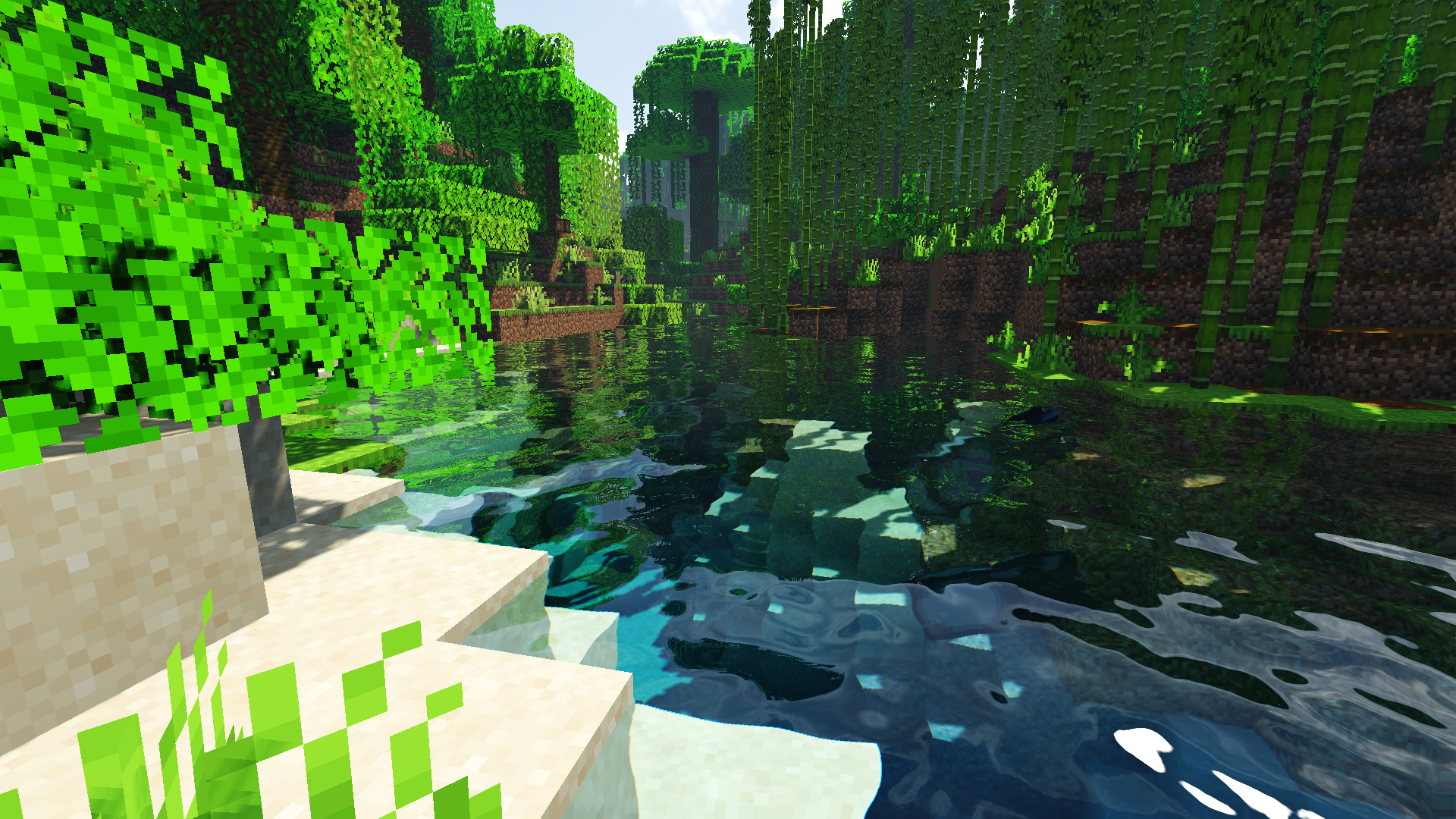 Example Minecraft landscape option