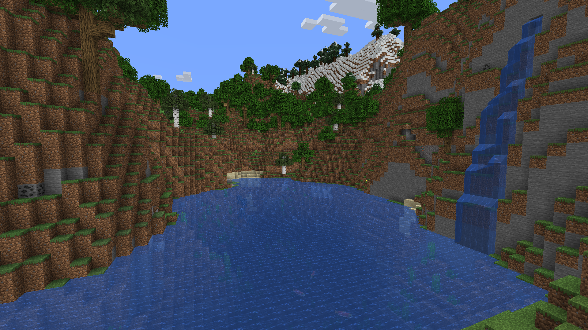 Example Minecraft landscape option