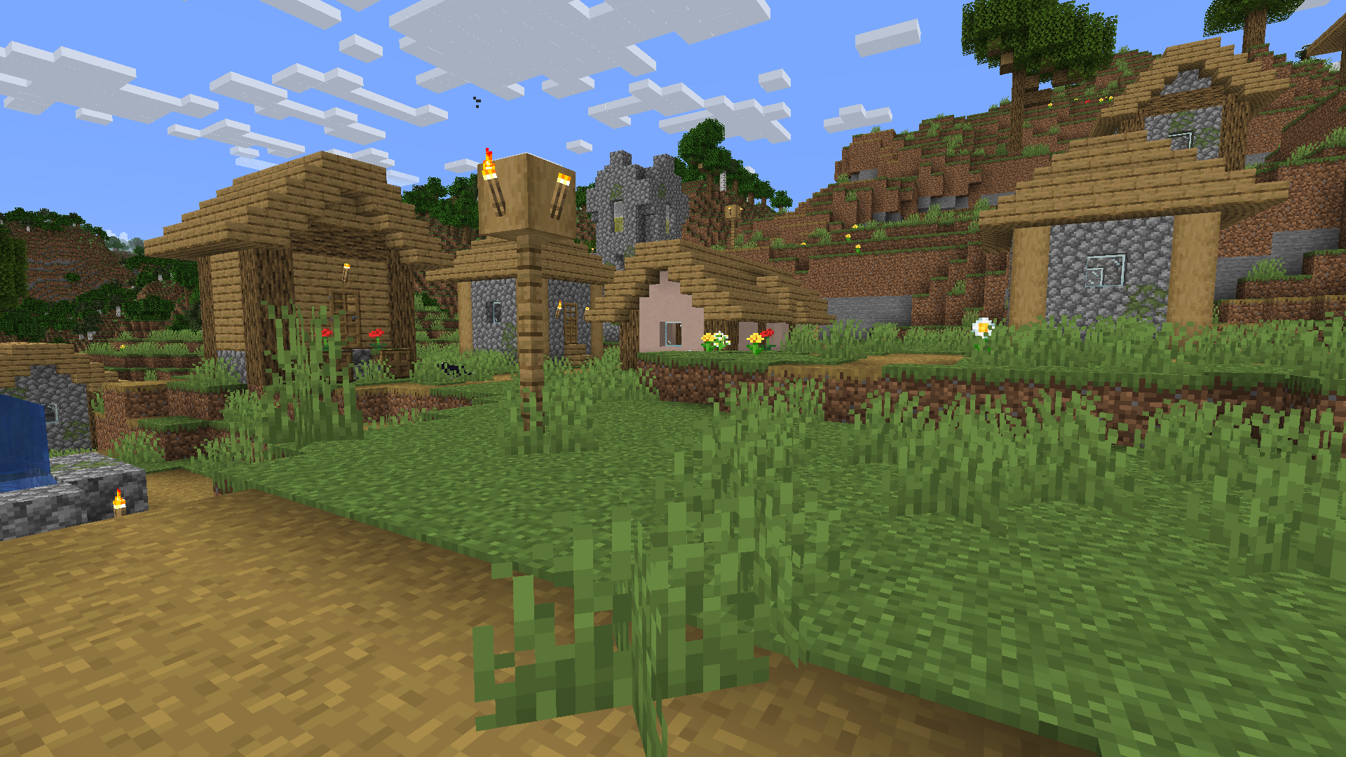 Example Minecraft landscape option