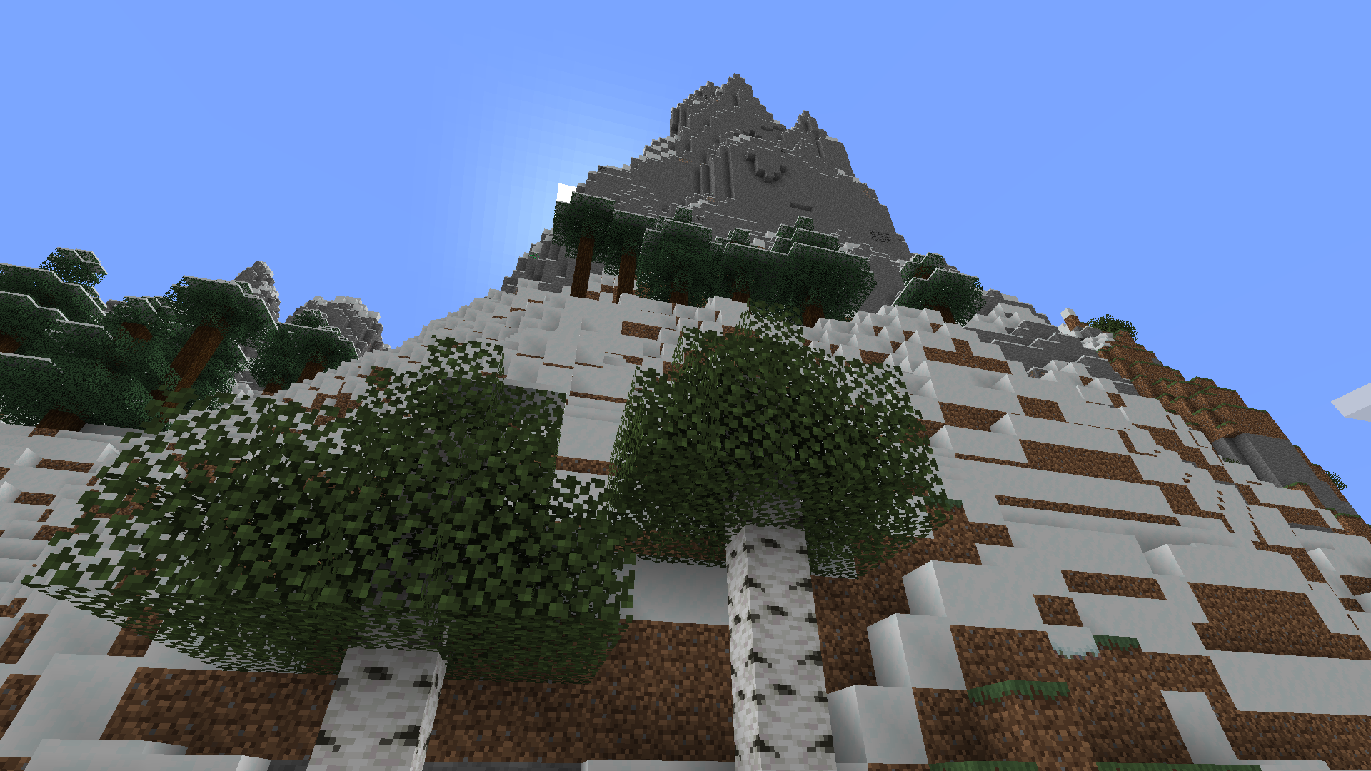 Example Minecraft landscape option
