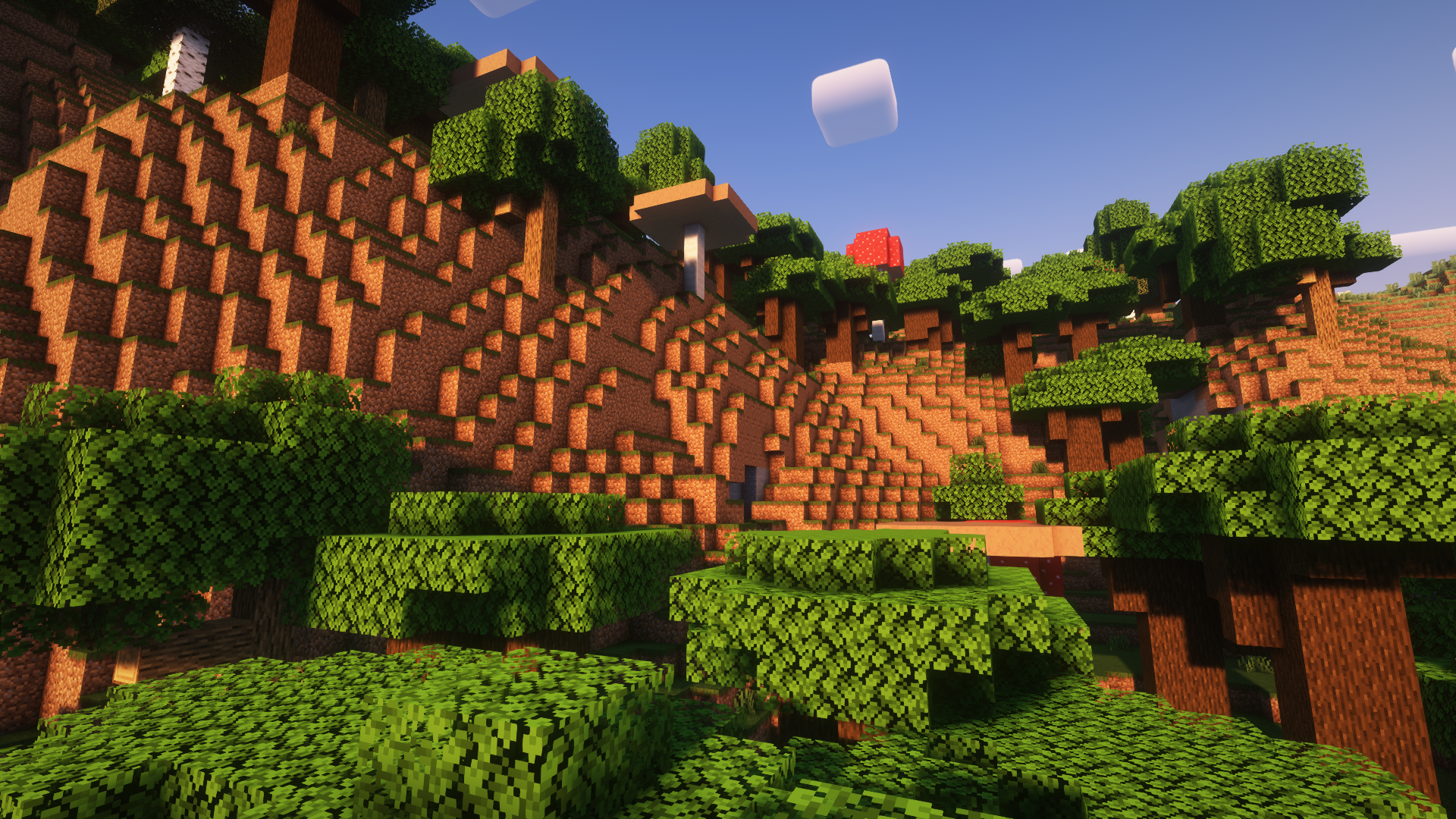 Example Minecraft landscape option