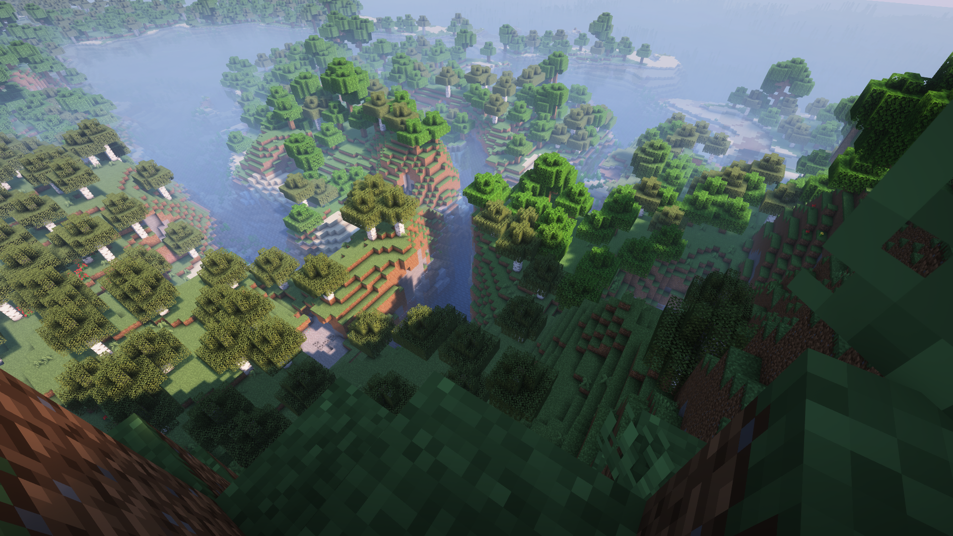 Example Minecraft landscape option