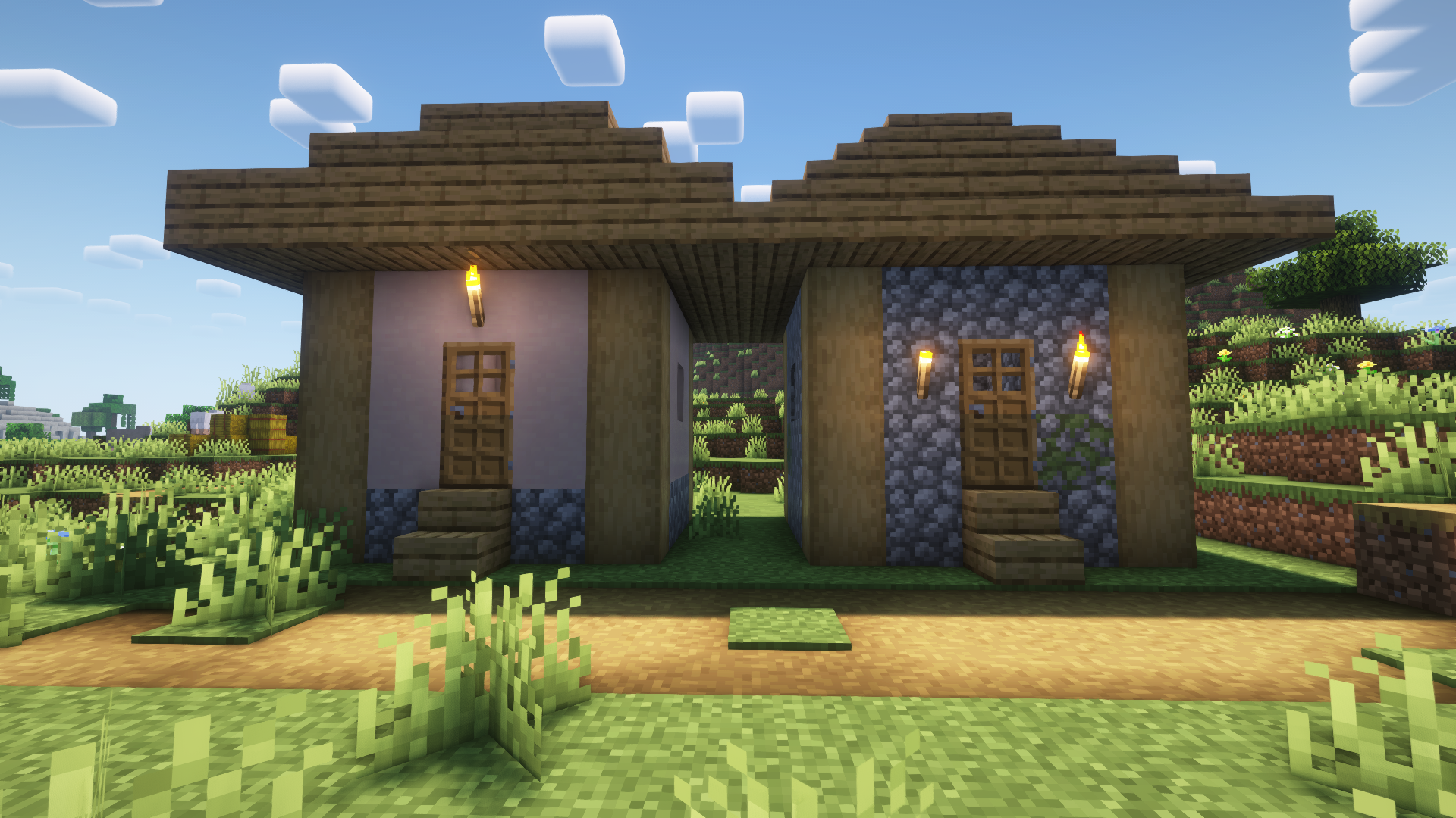 Example Minecraft landscape option