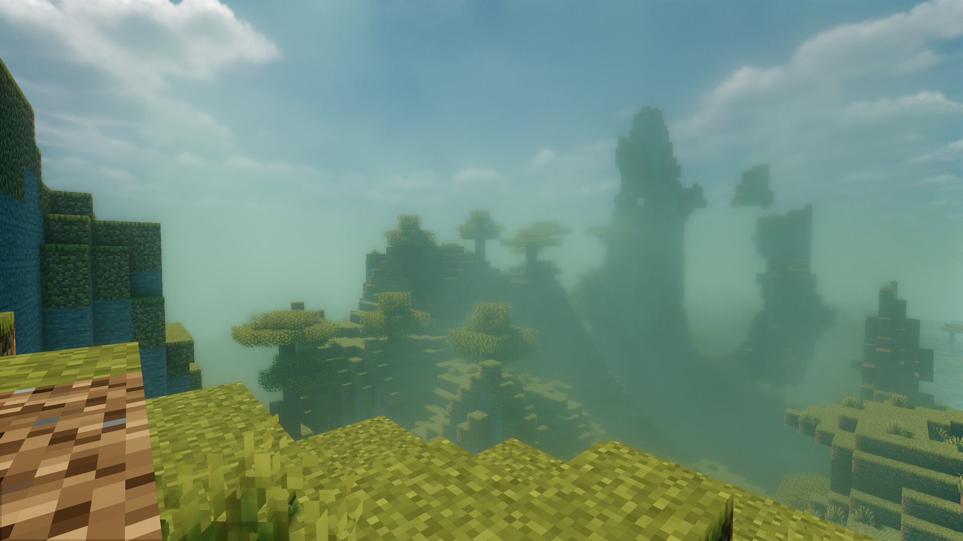 Example Minecraft landscape option