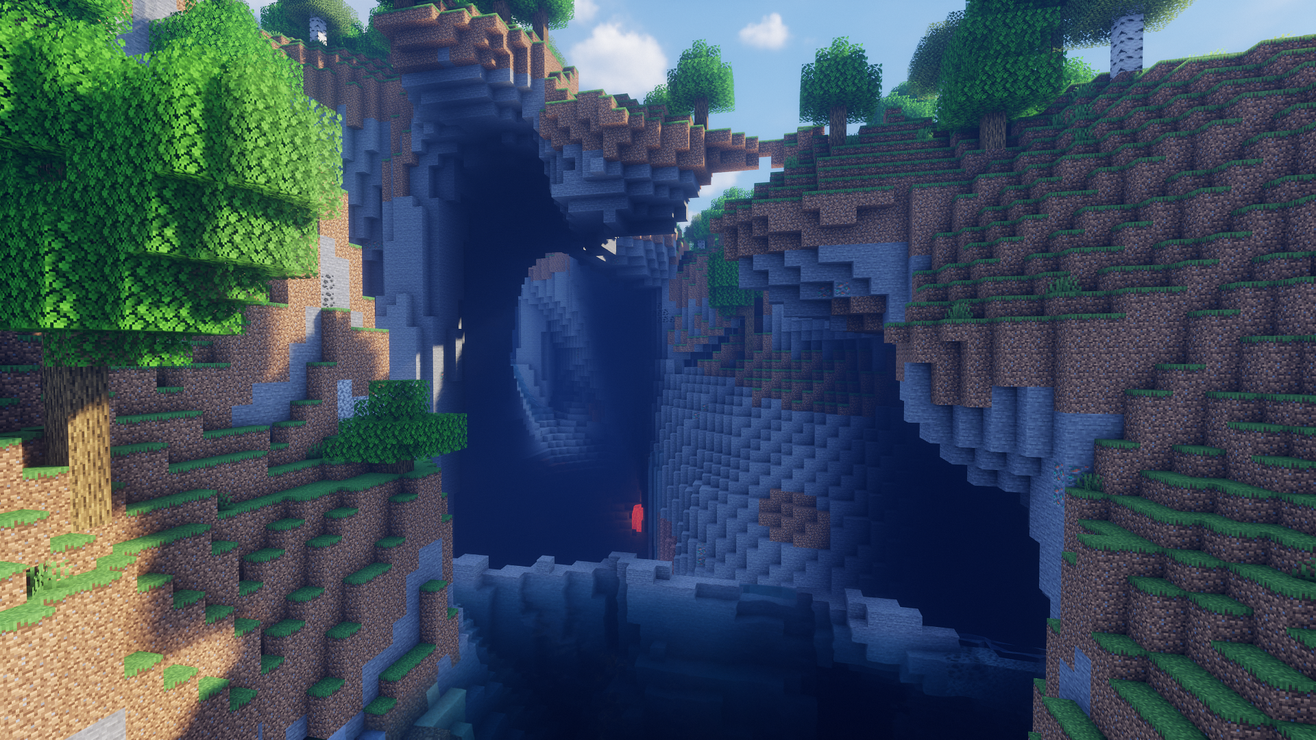 Example Minecraft landscape option