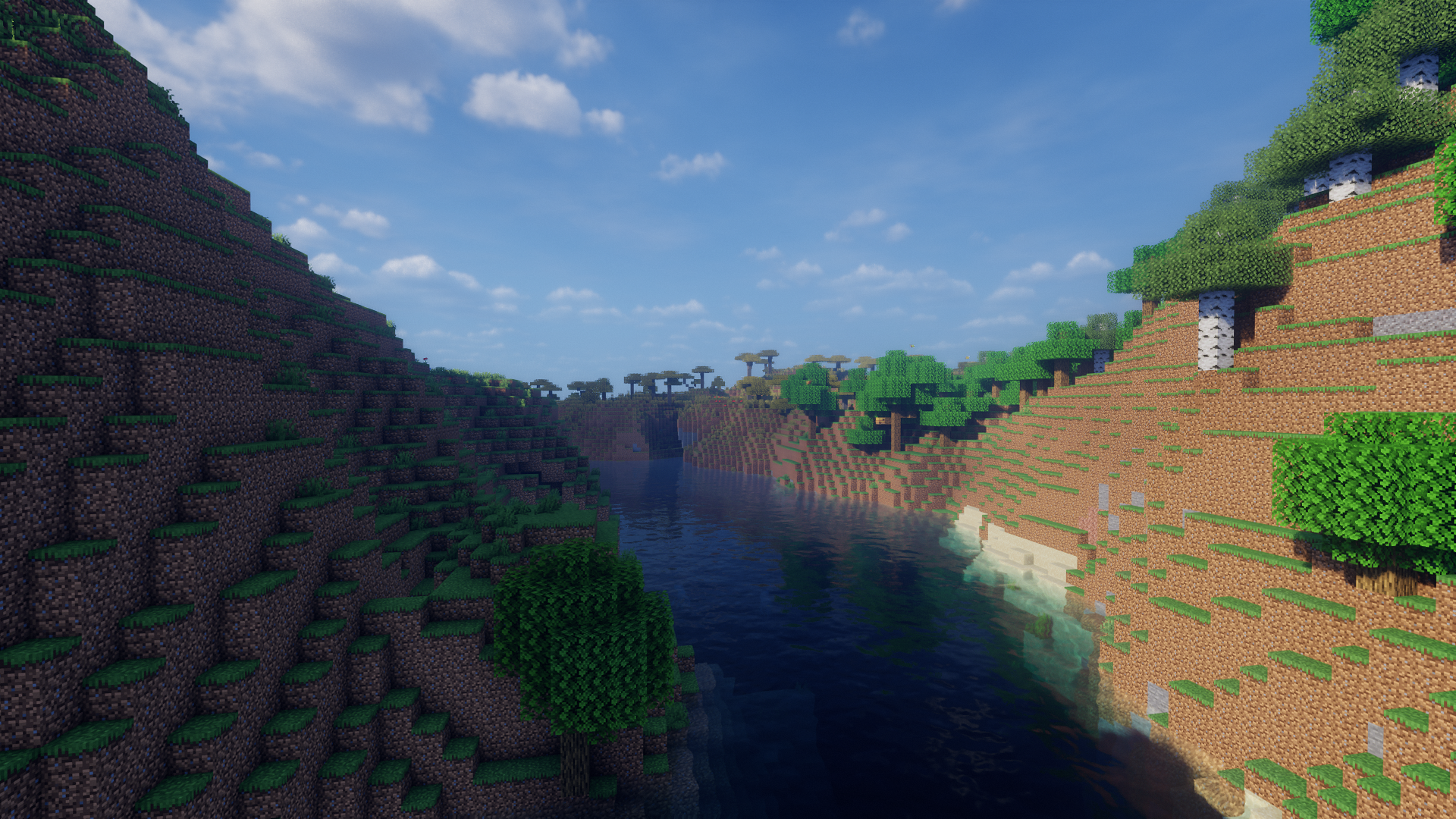 Example Minecraft landscape option