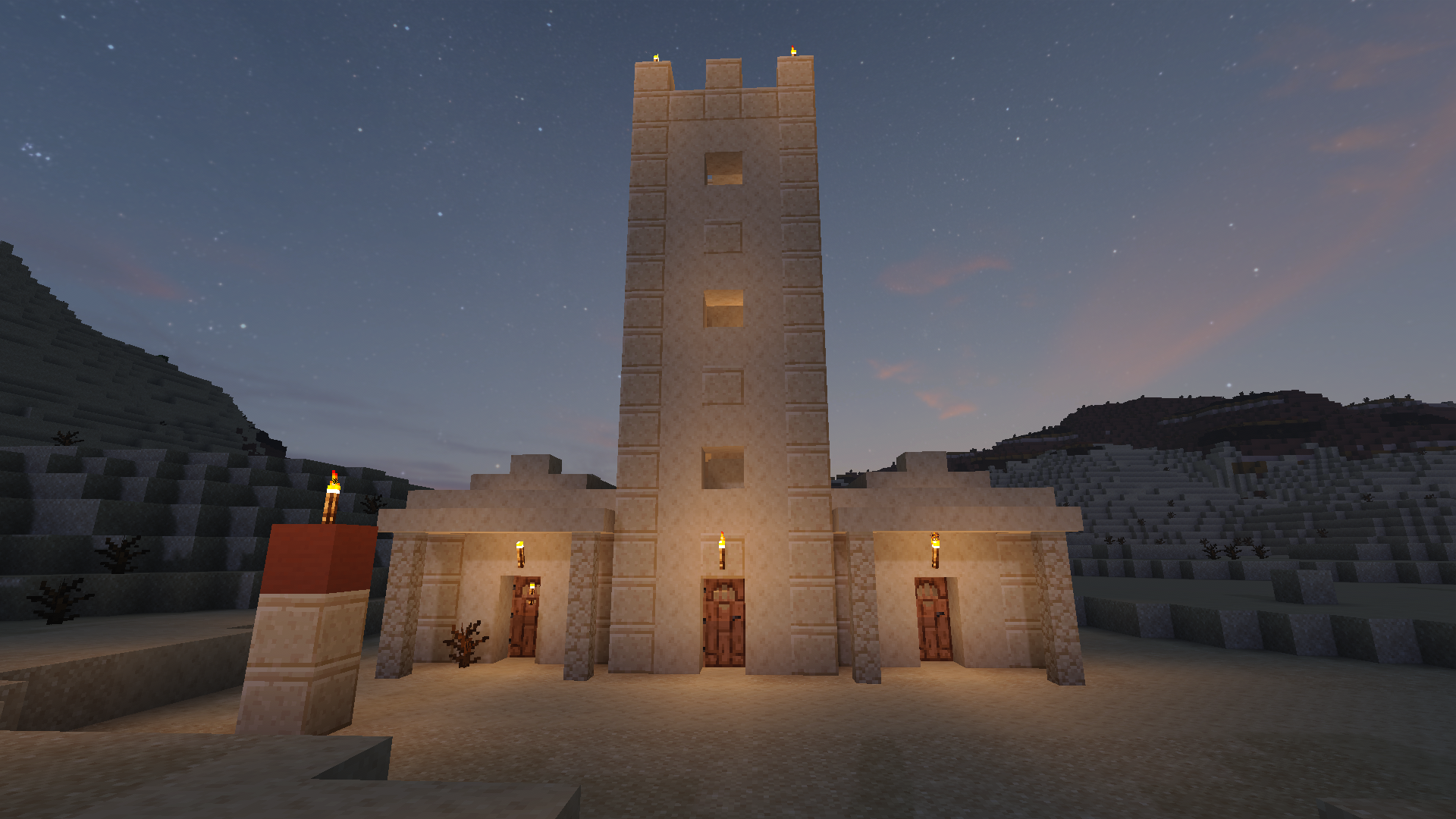 Example Minecraft landscape option