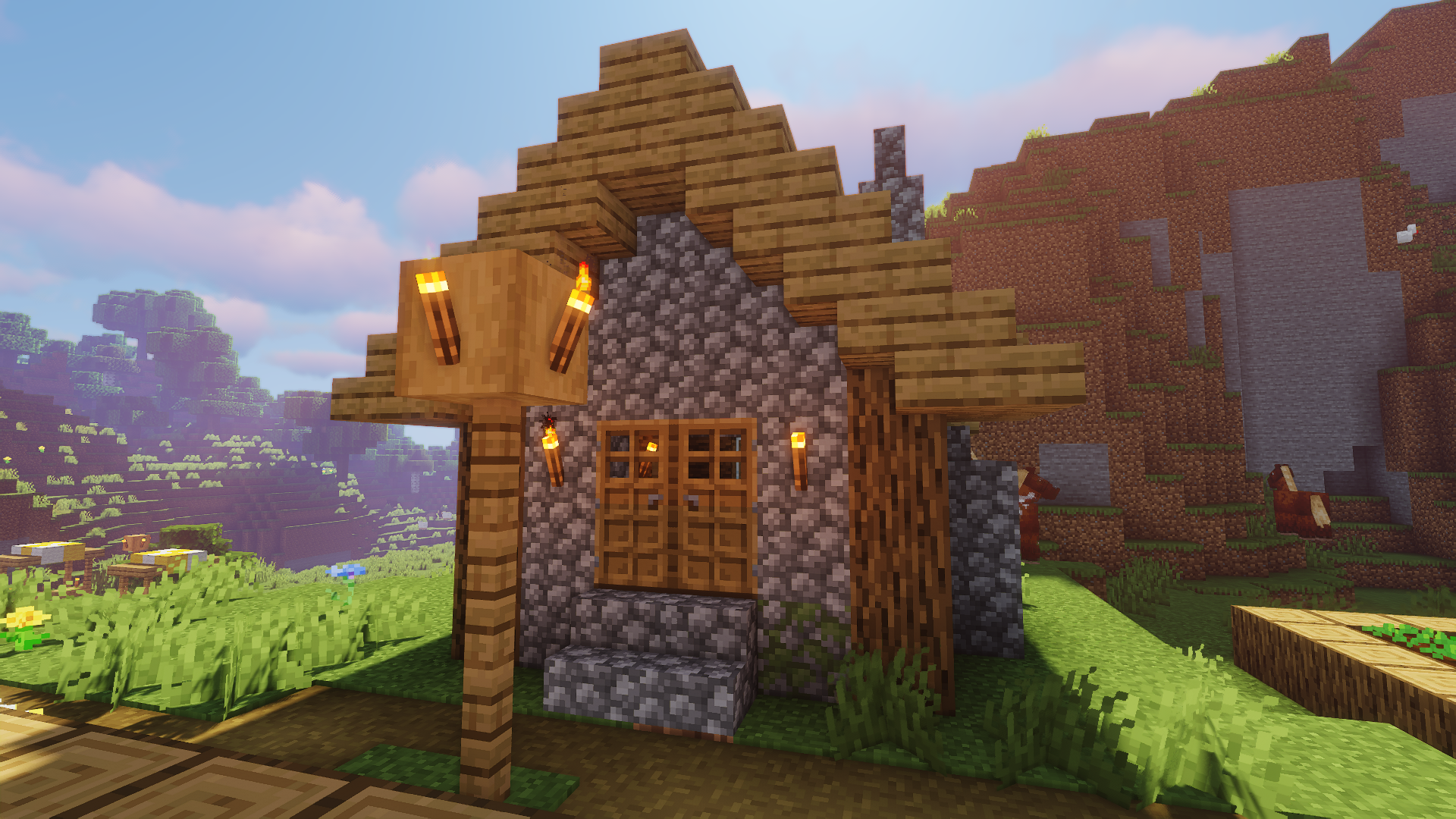 Example Minecraft landscape option