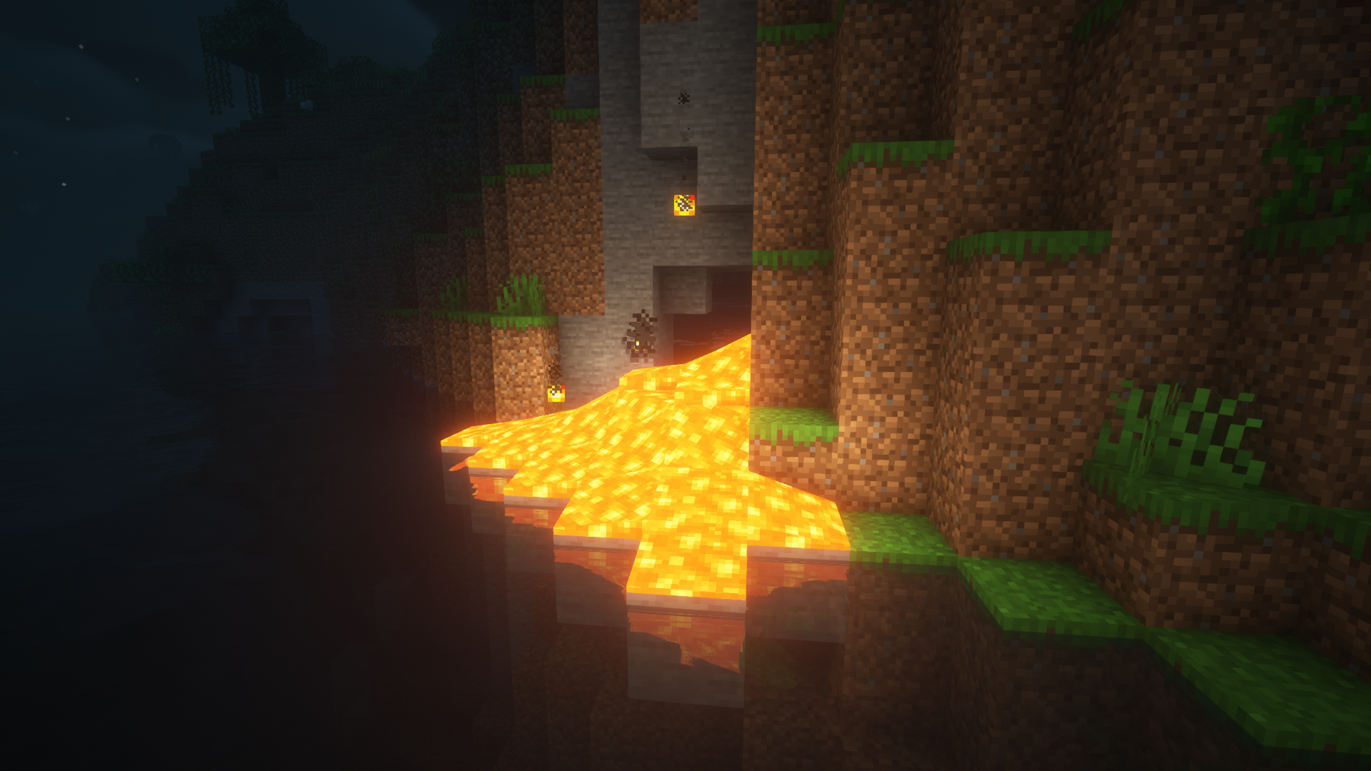 Example Minecraft landscape option