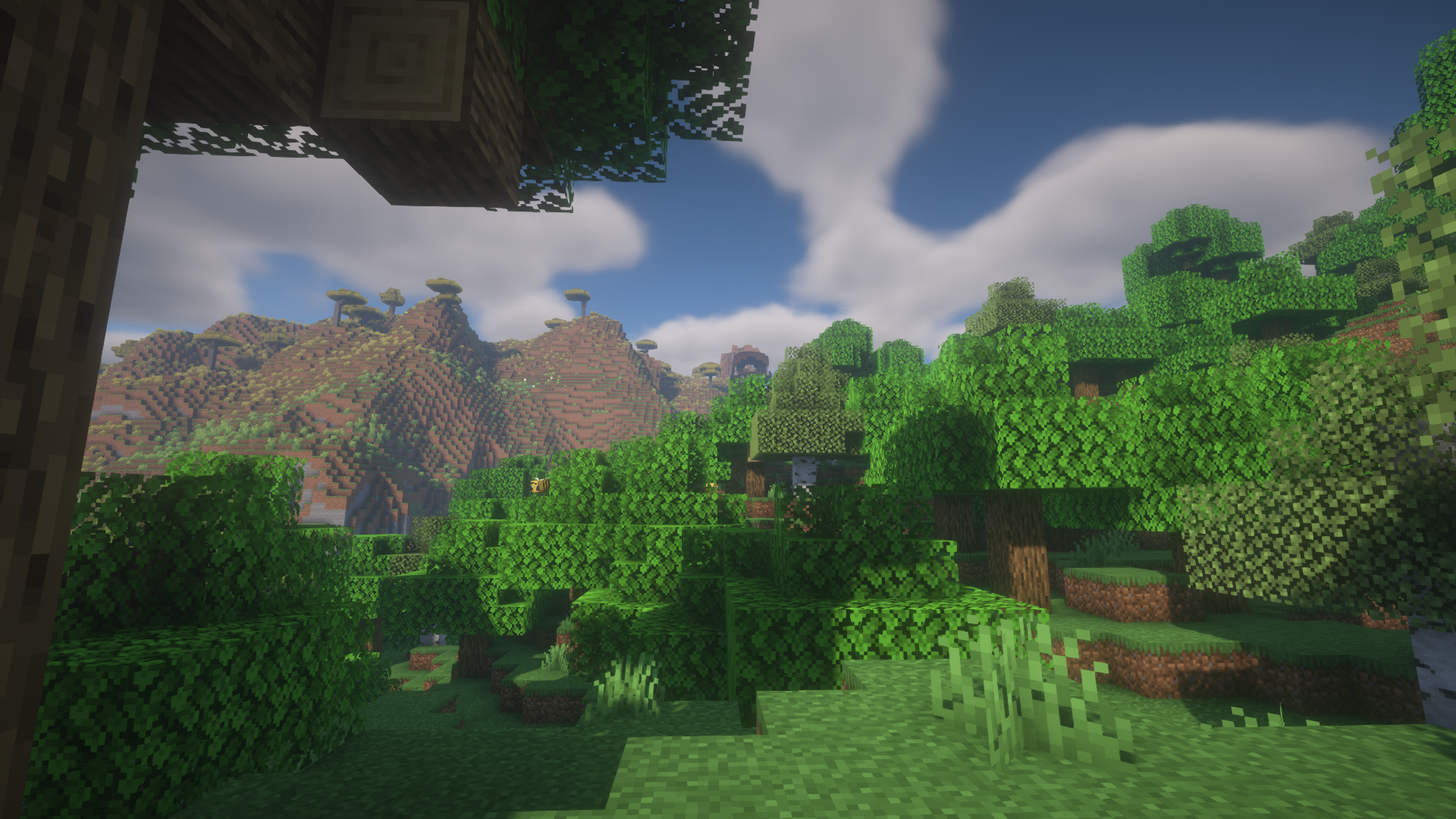 Example Minecraft landscape option