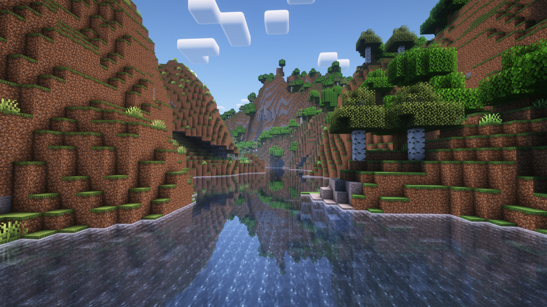 Example Minecraft landscape option