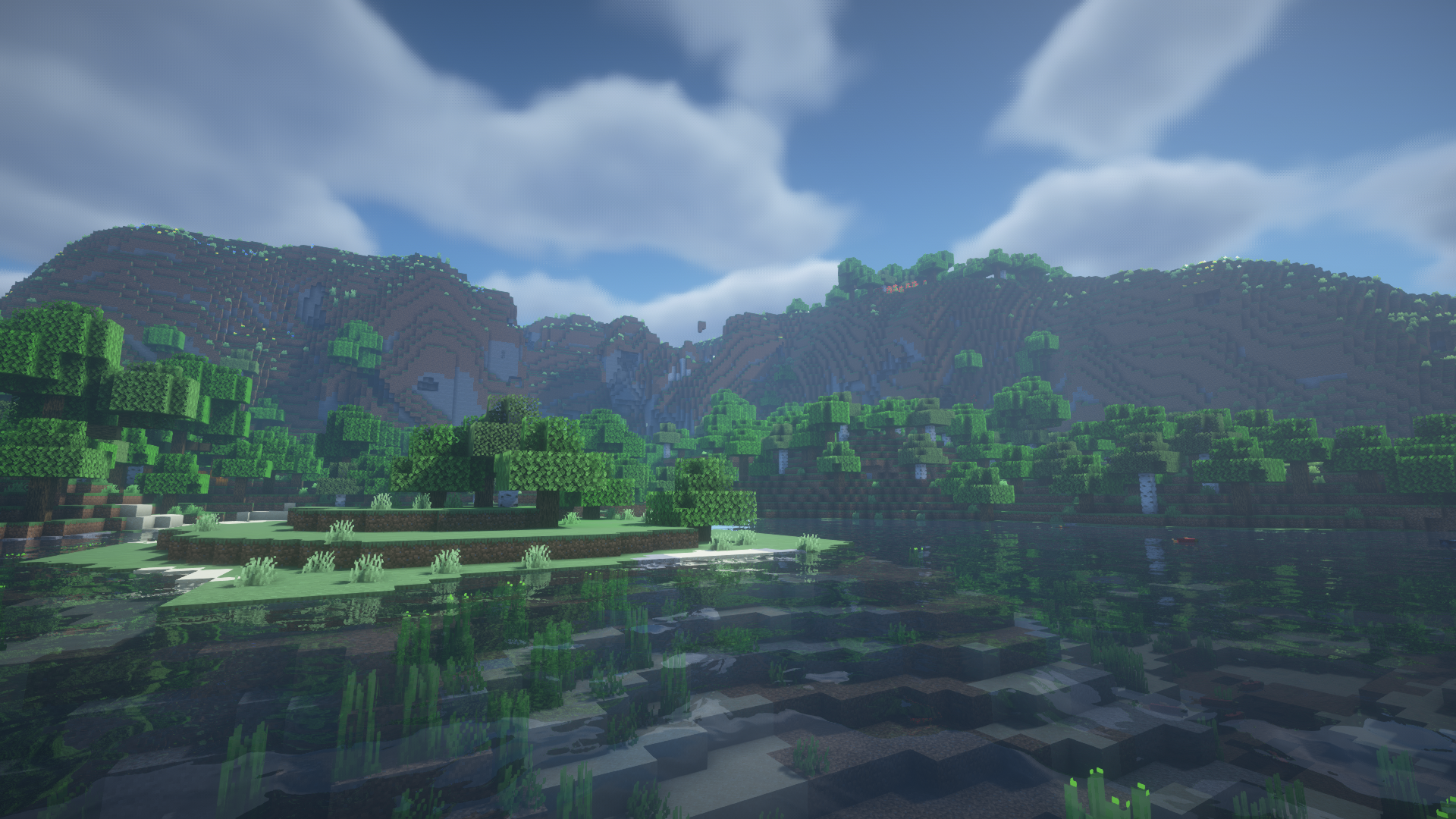 Example Minecraft landscape option