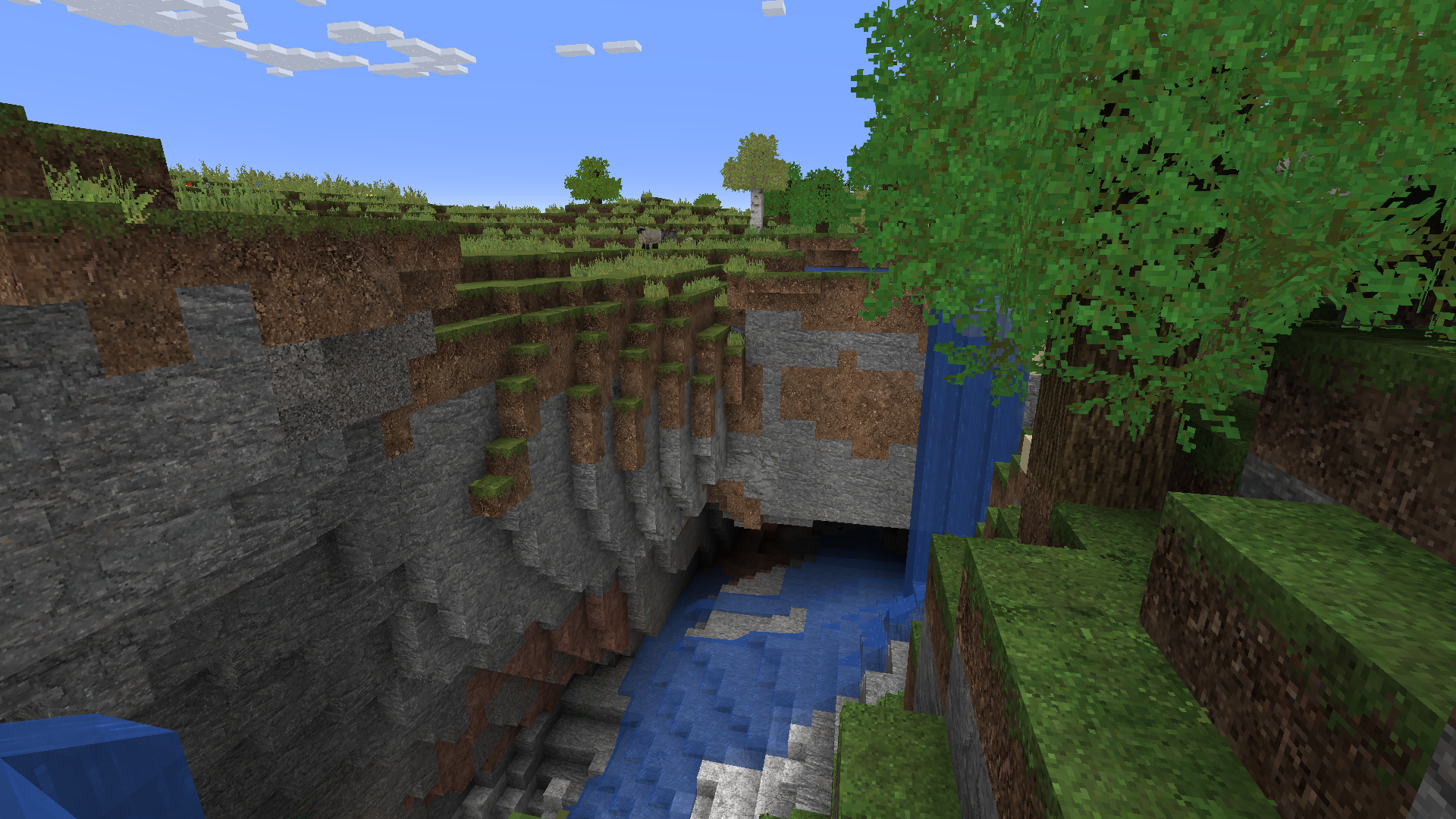 Example Minecraft landscape option