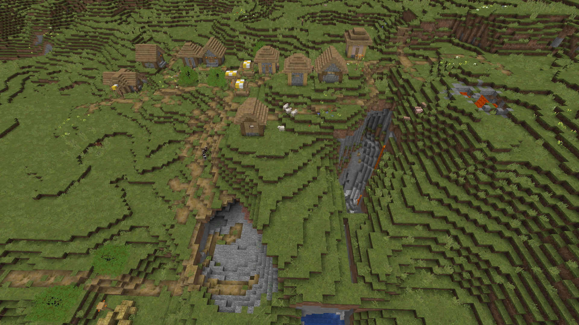 Example Minecraft landscape option