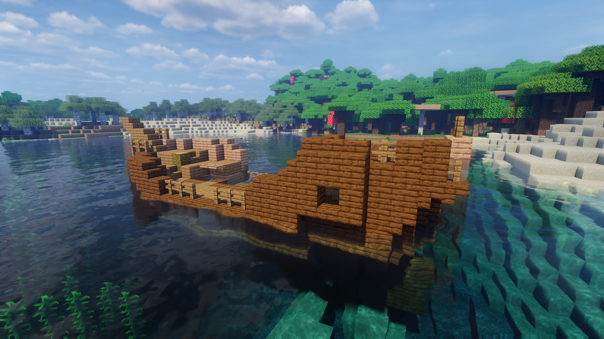 Example Minecraft landscape option