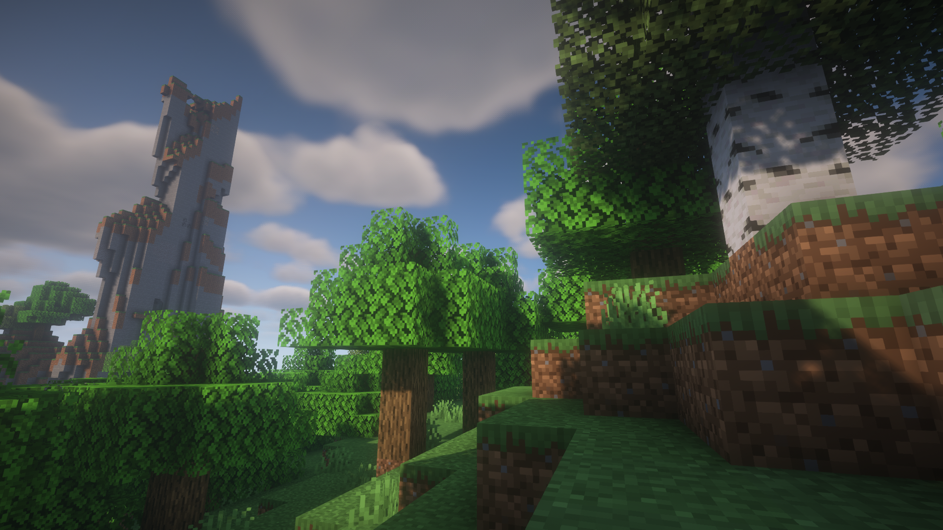 Example Minecraft landscape option