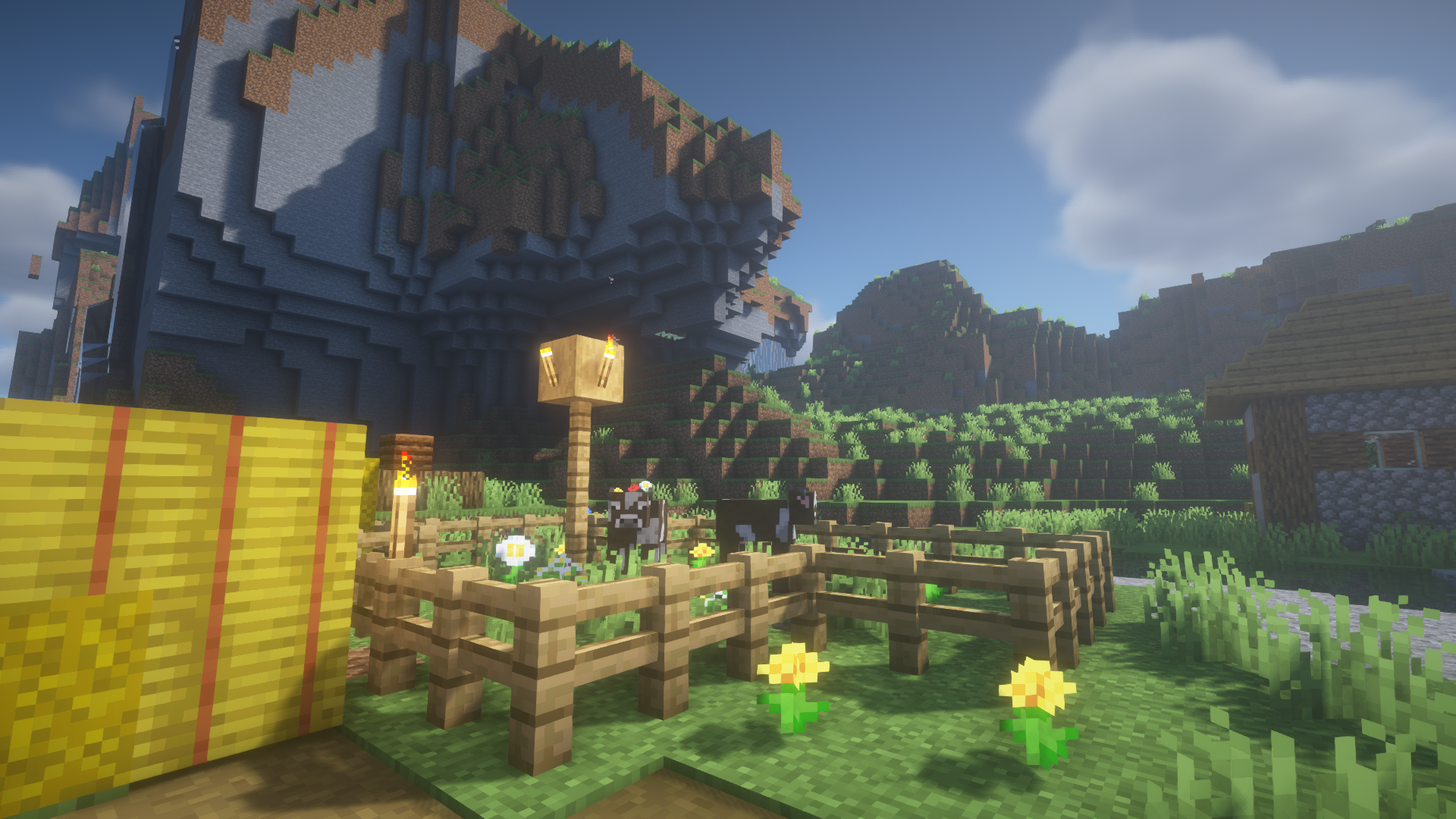 Example Minecraft landscape option