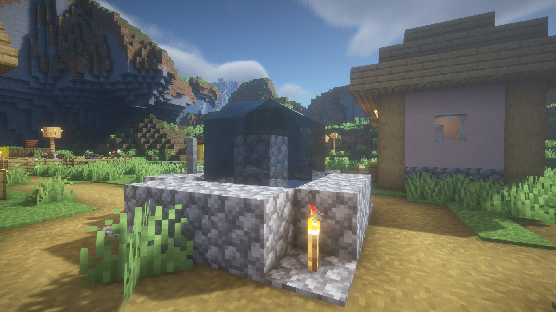 Example Minecraft landscape option