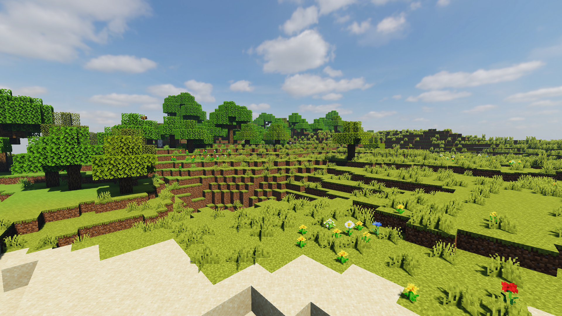 Example Minecraft landscape option