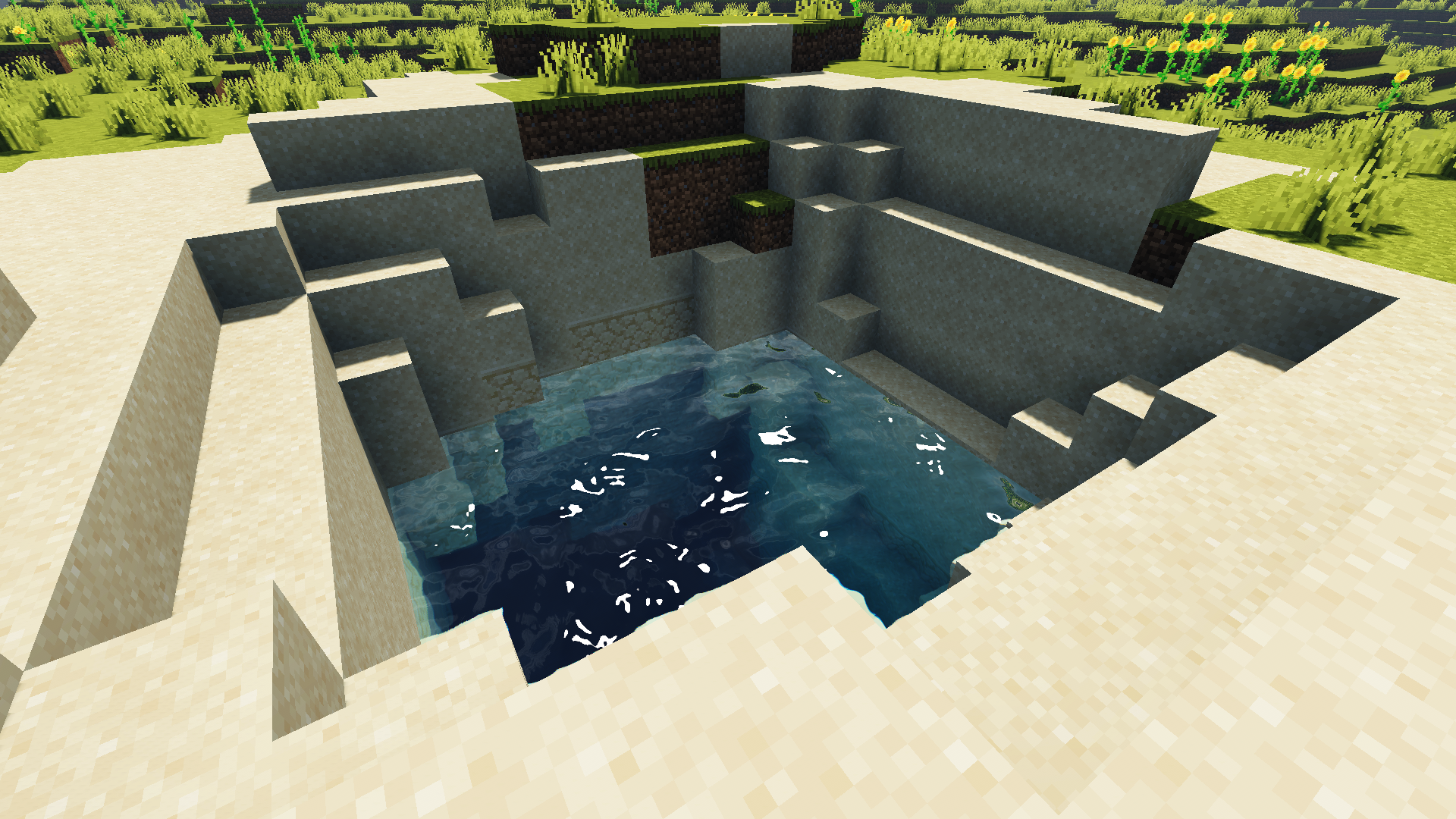 Example Minecraft landscape option