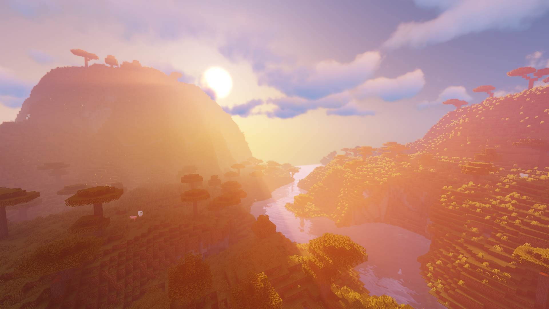 Example Minecraft landscape option