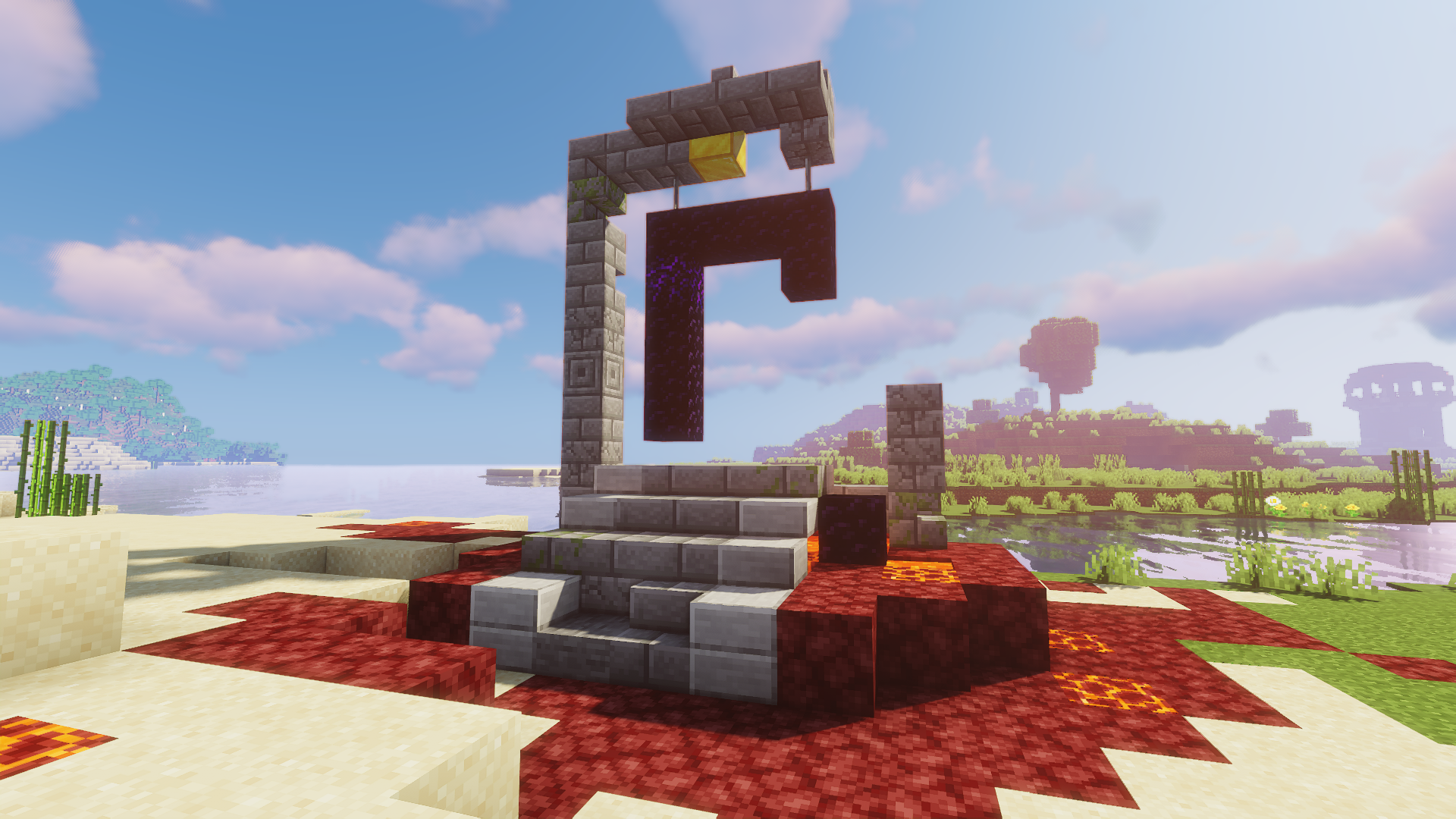 Example Minecraft landscape option