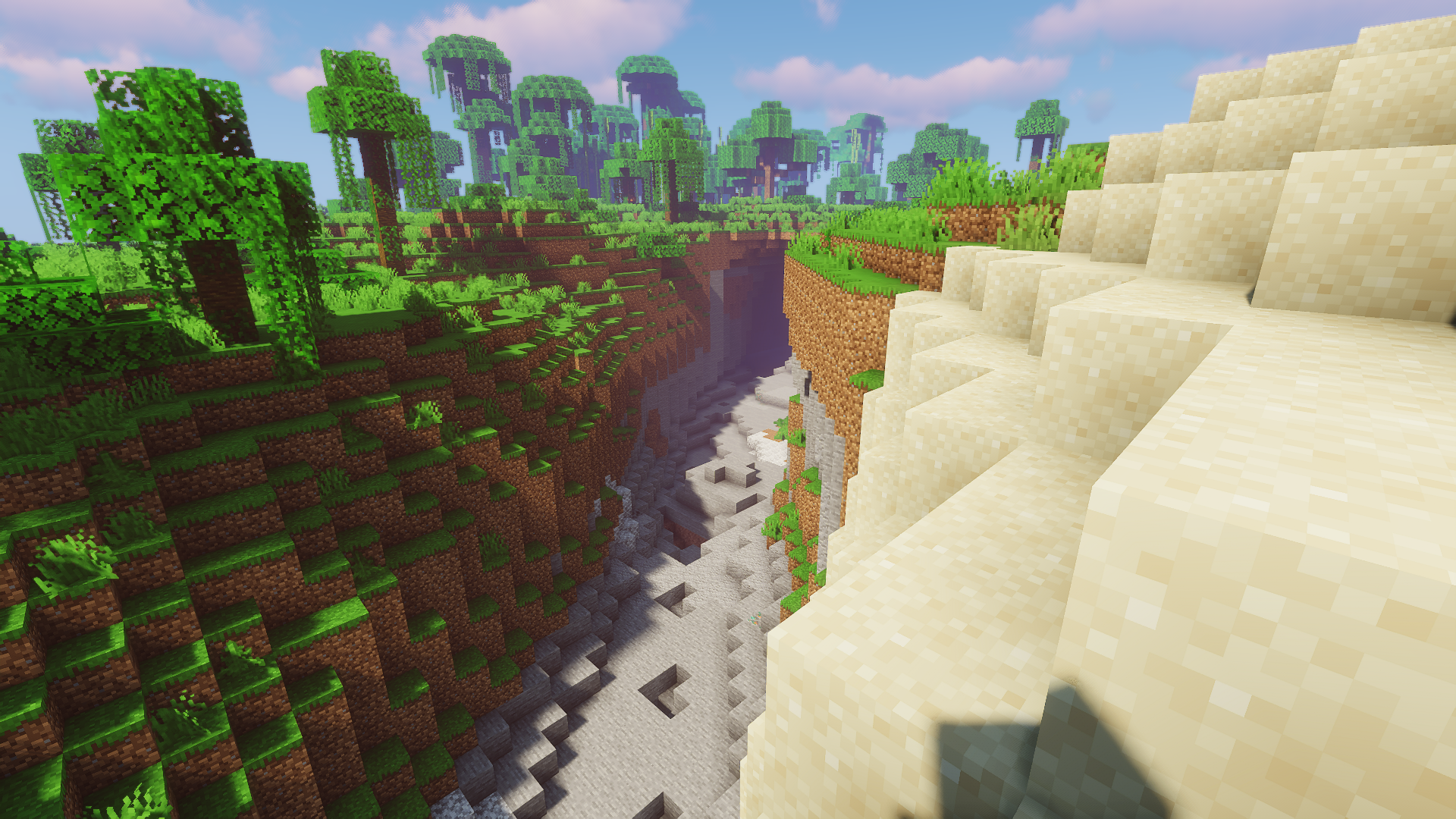 Example Minecraft landscape option