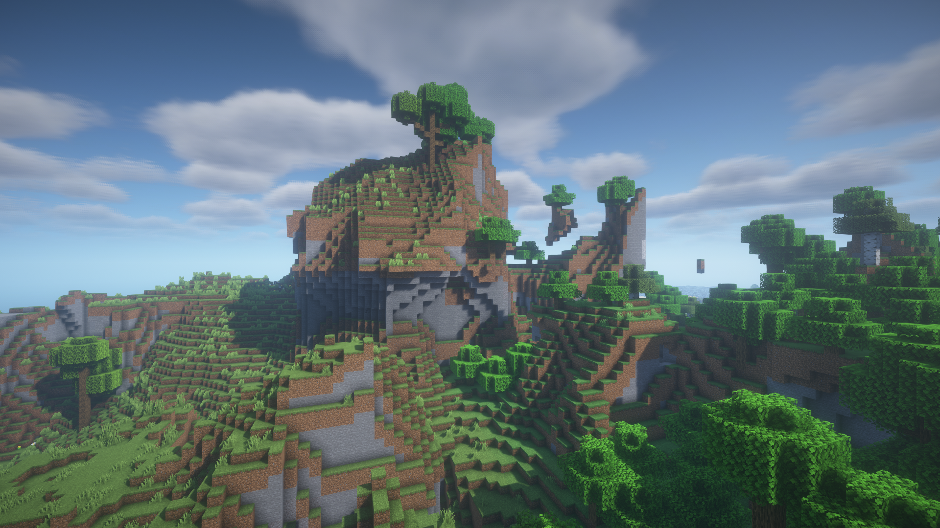 Example Minecraft landscape option