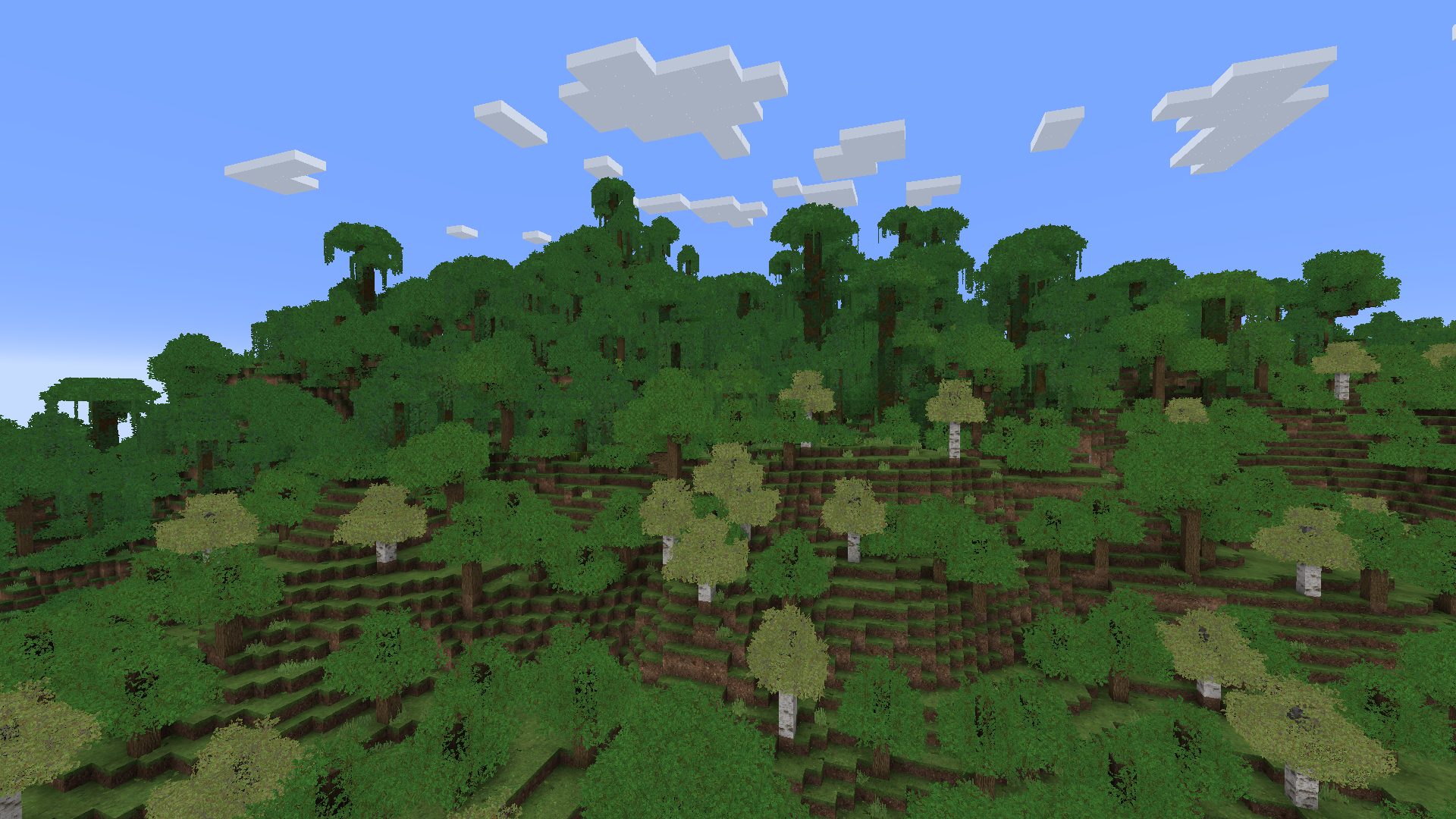 Example Minecraft landscape option