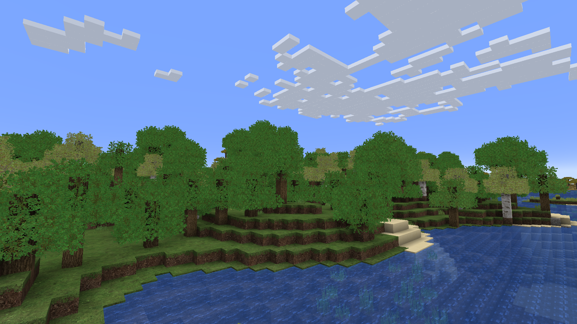 Example Minecraft landscape option