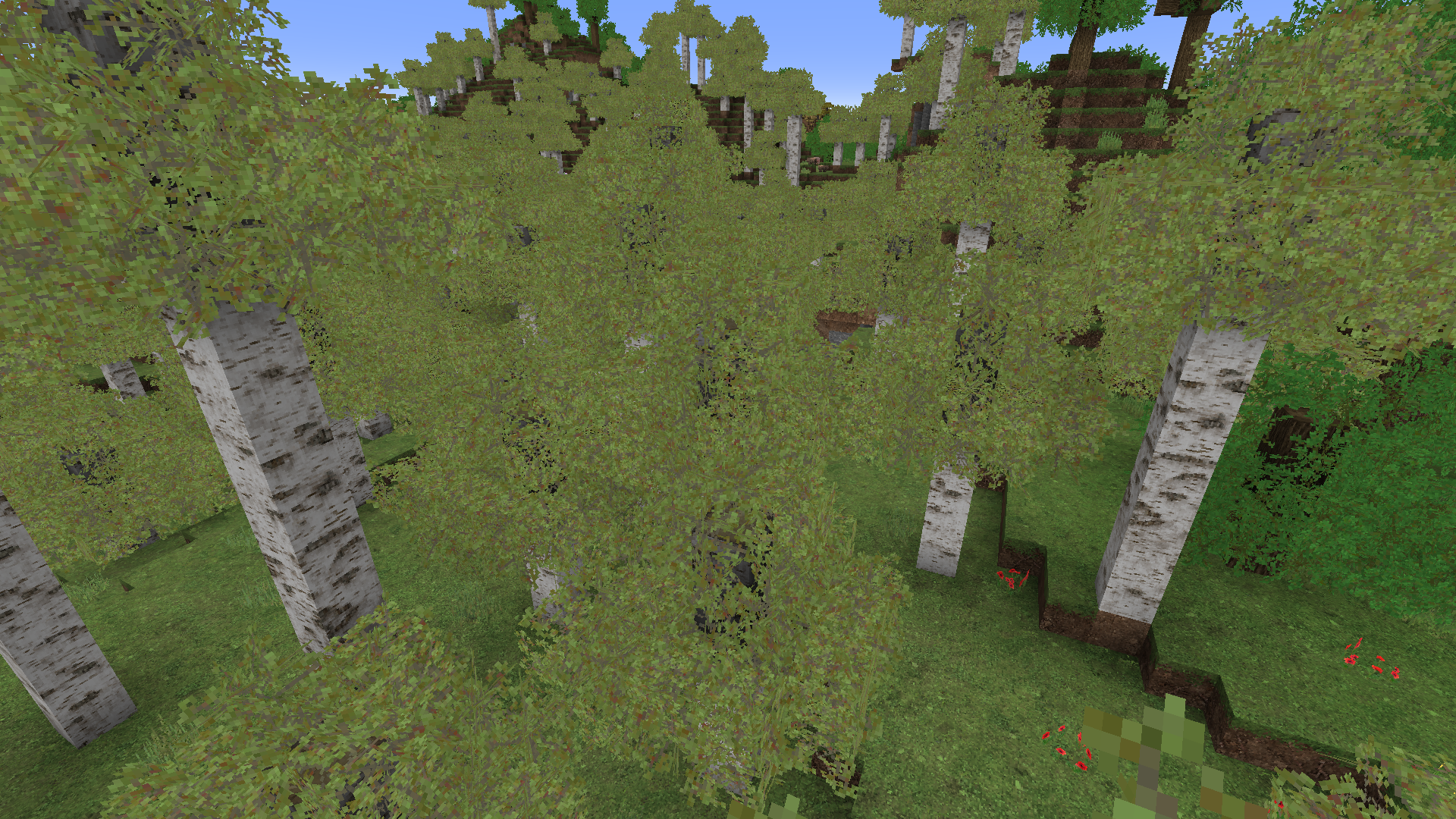 Example Minecraft landscape option