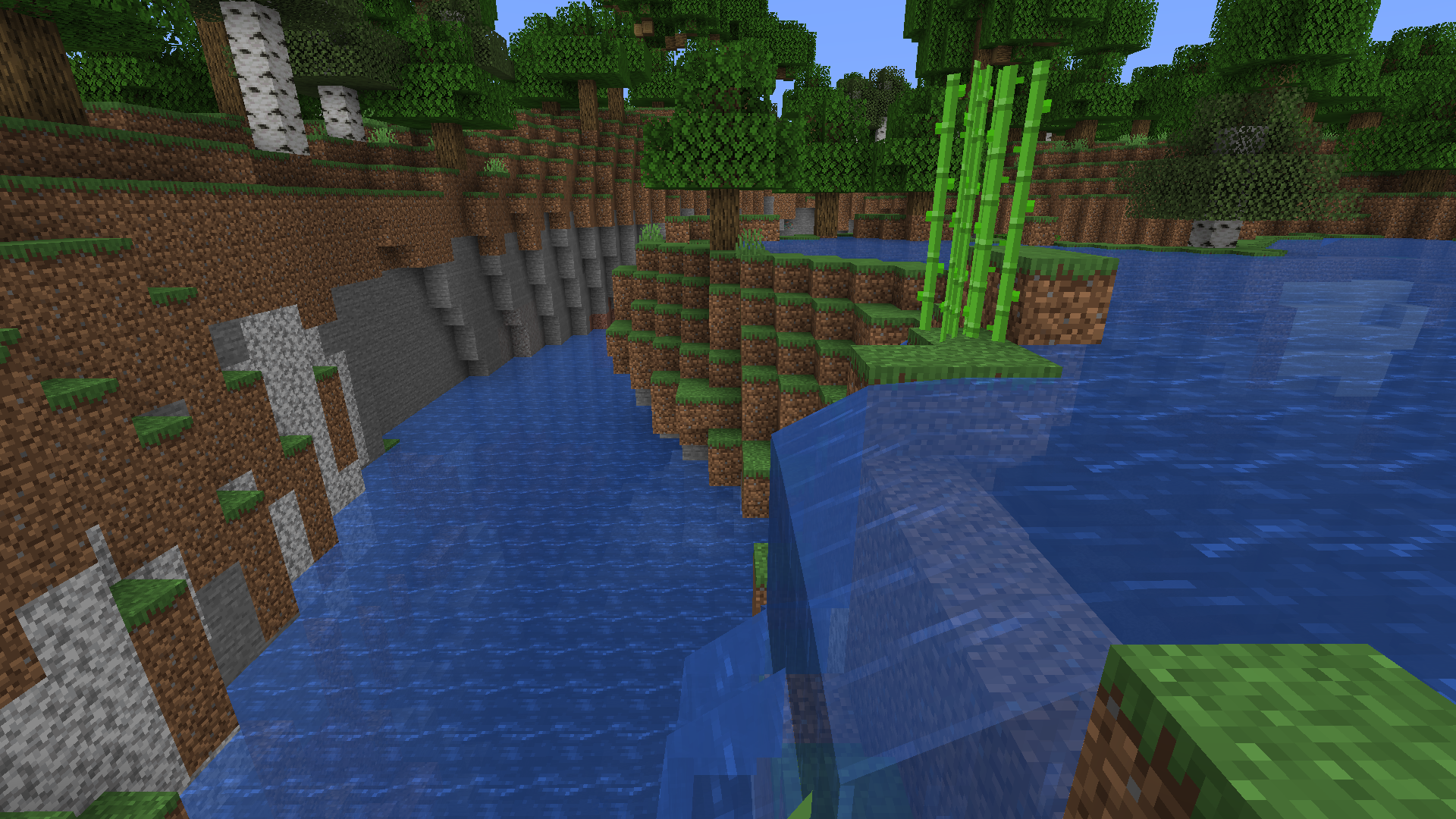 Example Minecraft landscape option