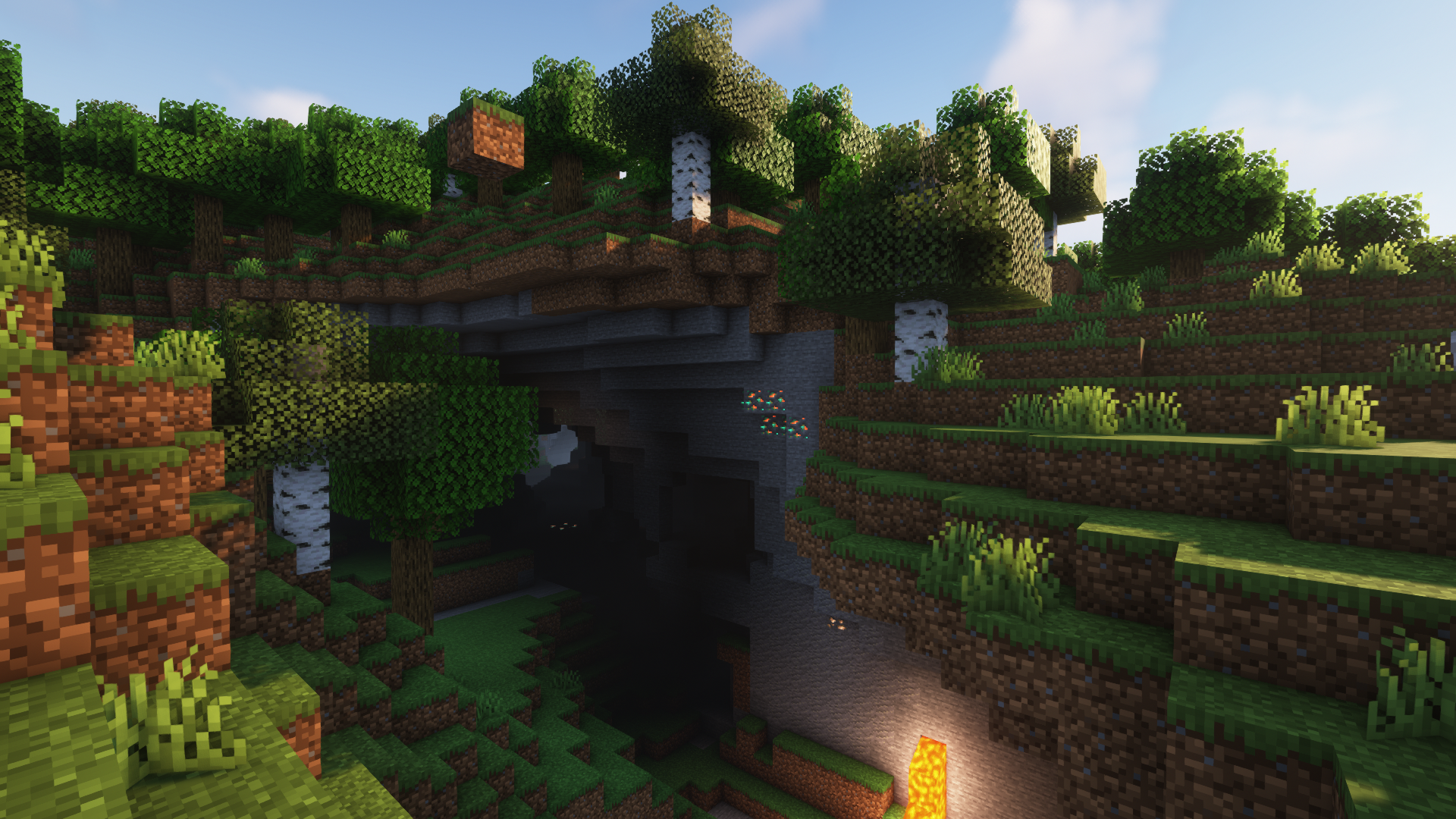 Example Minecraft landscape option