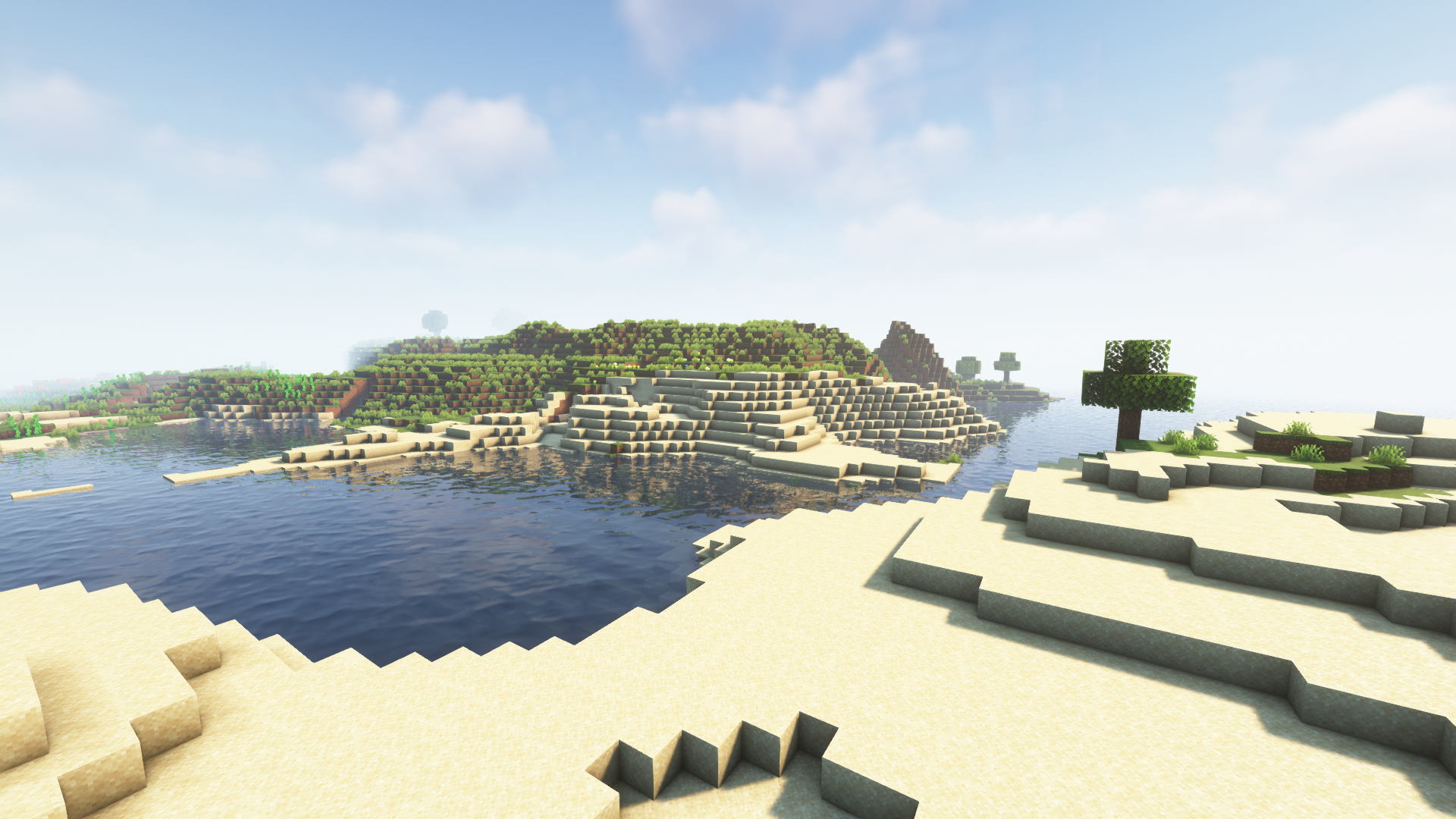 Example Minecraft landscape option