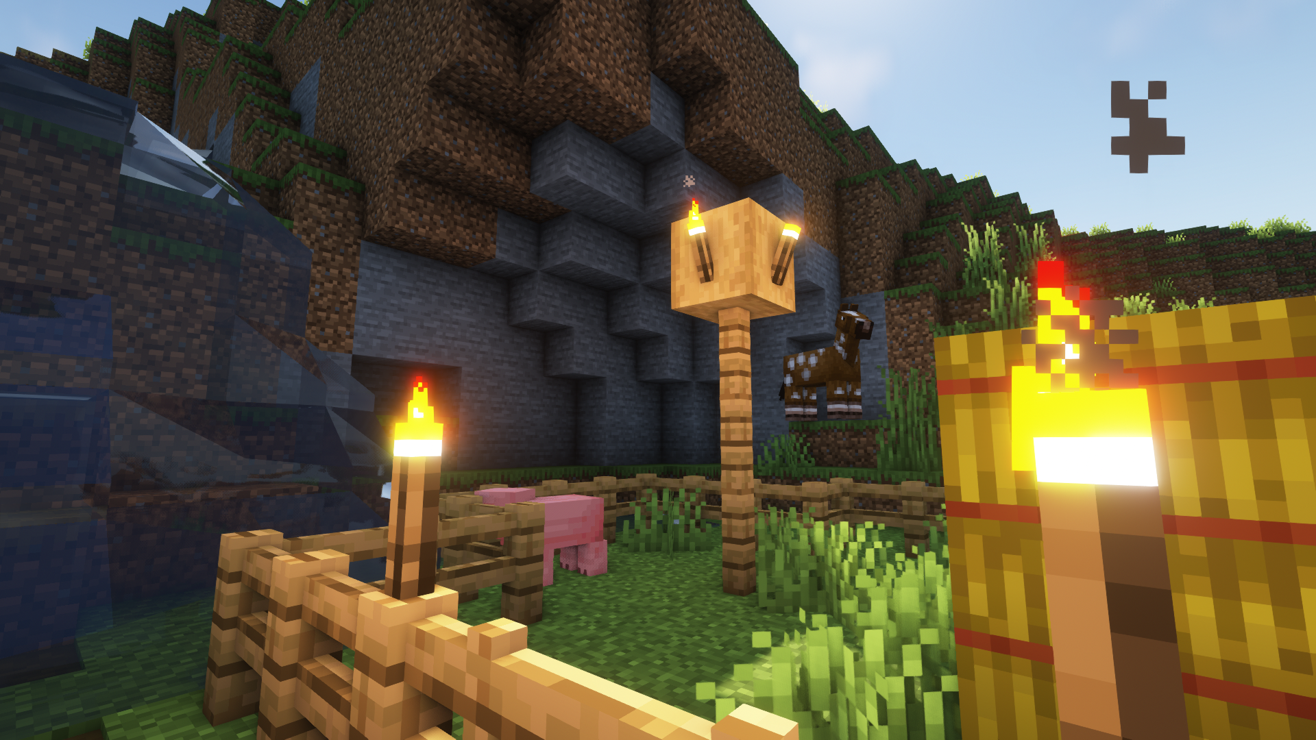 Example Minecraft landscape option