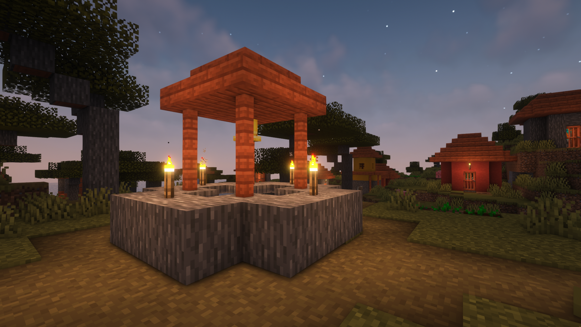 Example Minecraft landscape option