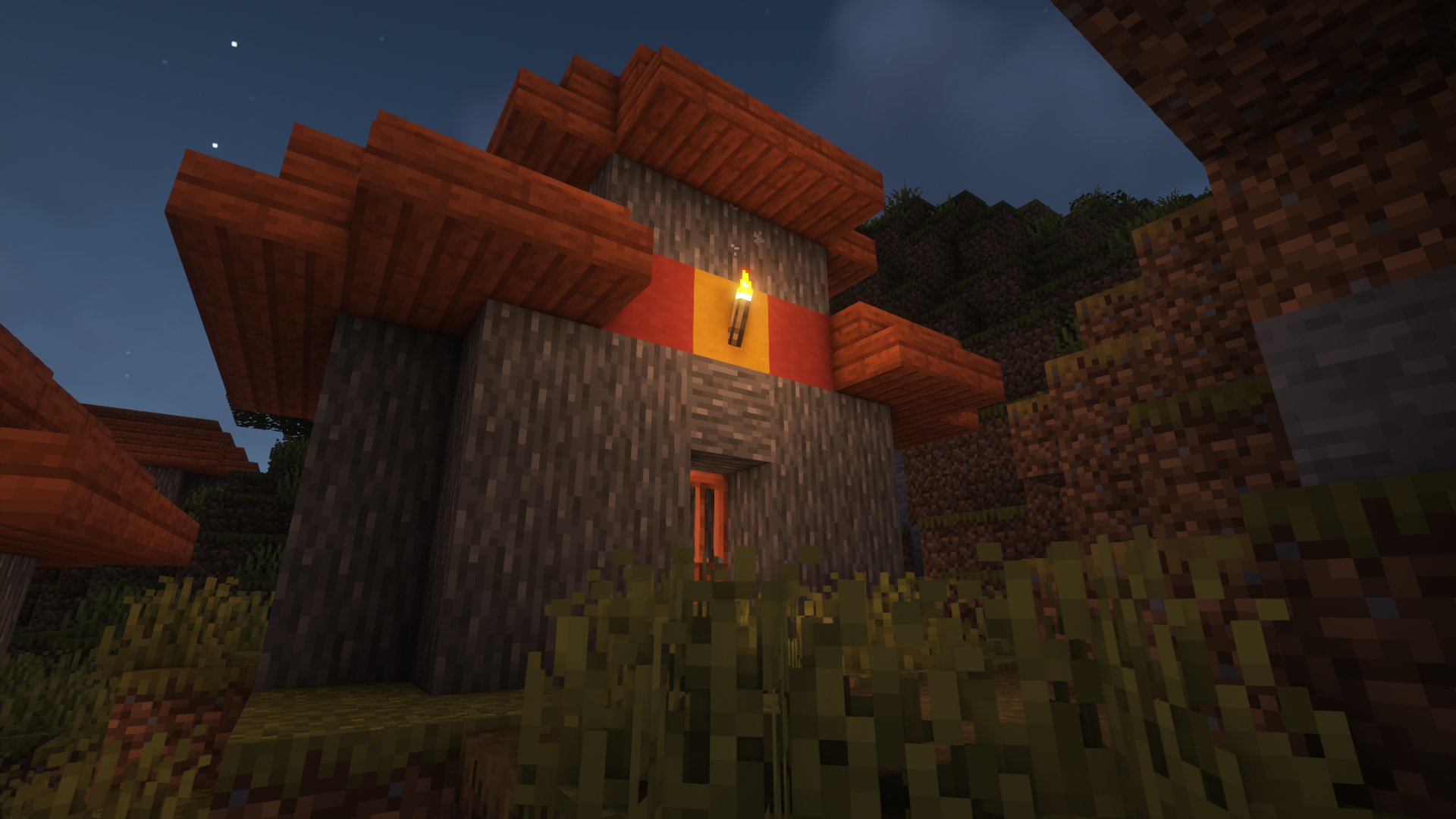 Example Minecraft landscape option