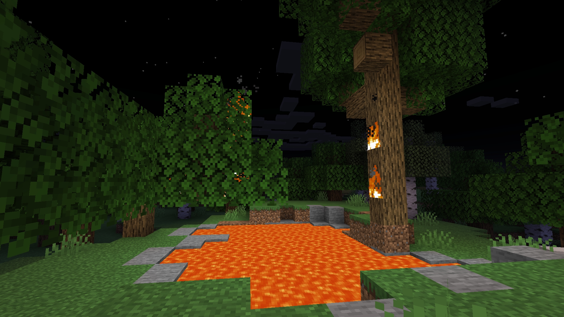 Example Minecraft landscape option