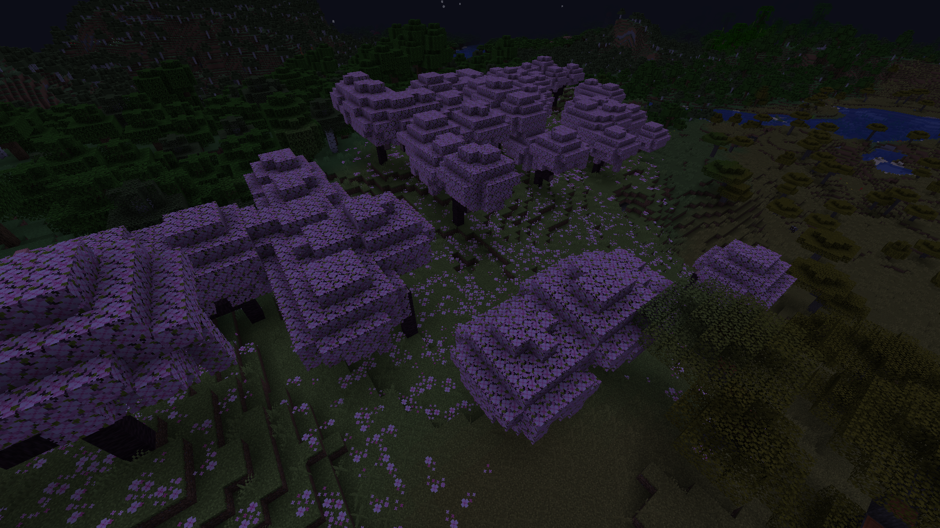 Example Minecraft landscape option