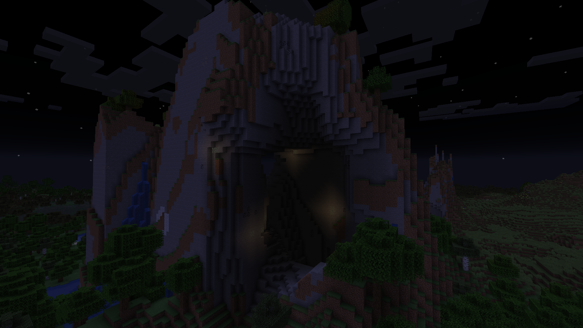 Example Minecraft landscape option