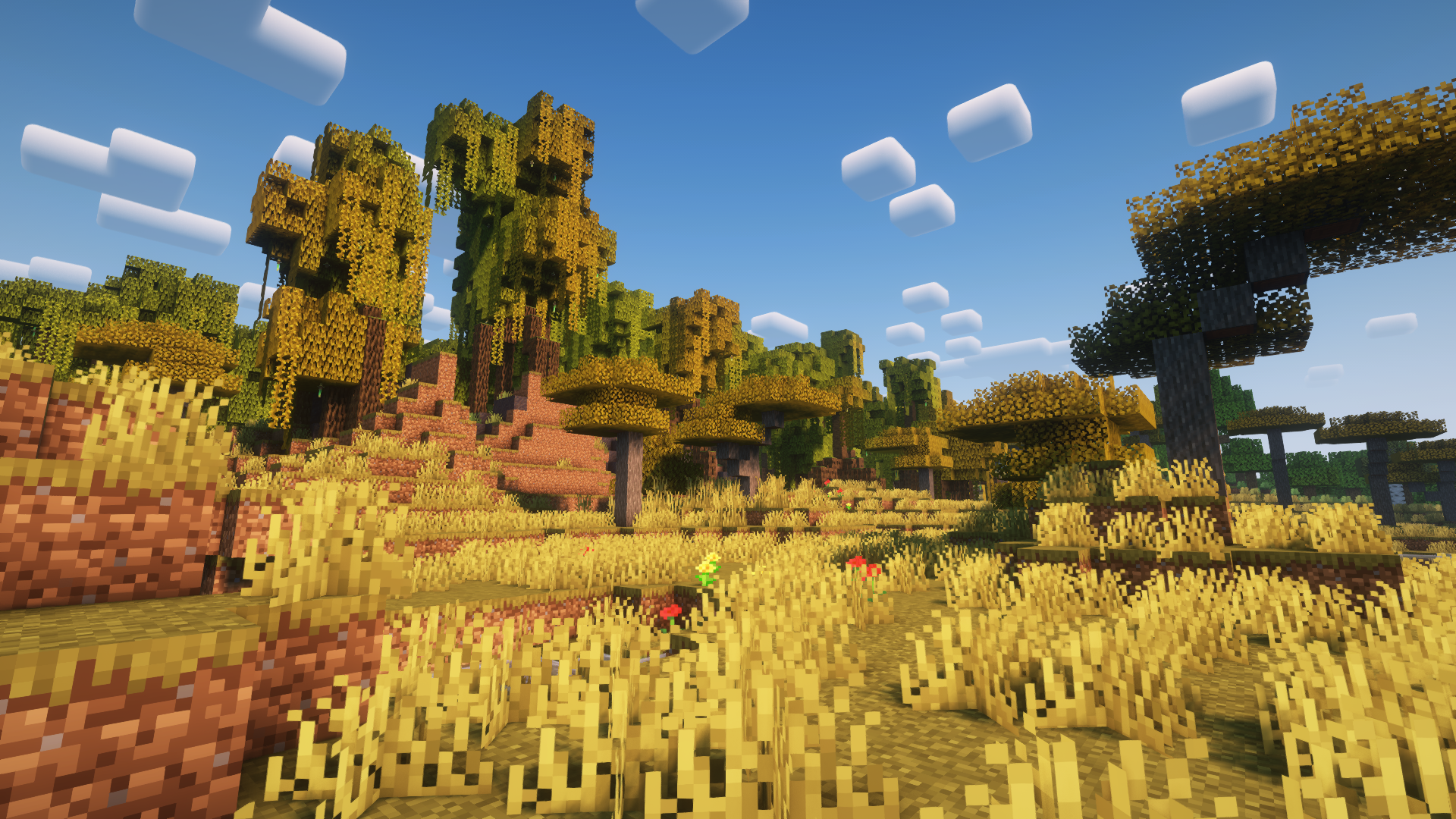 Example Minecraft landscape option