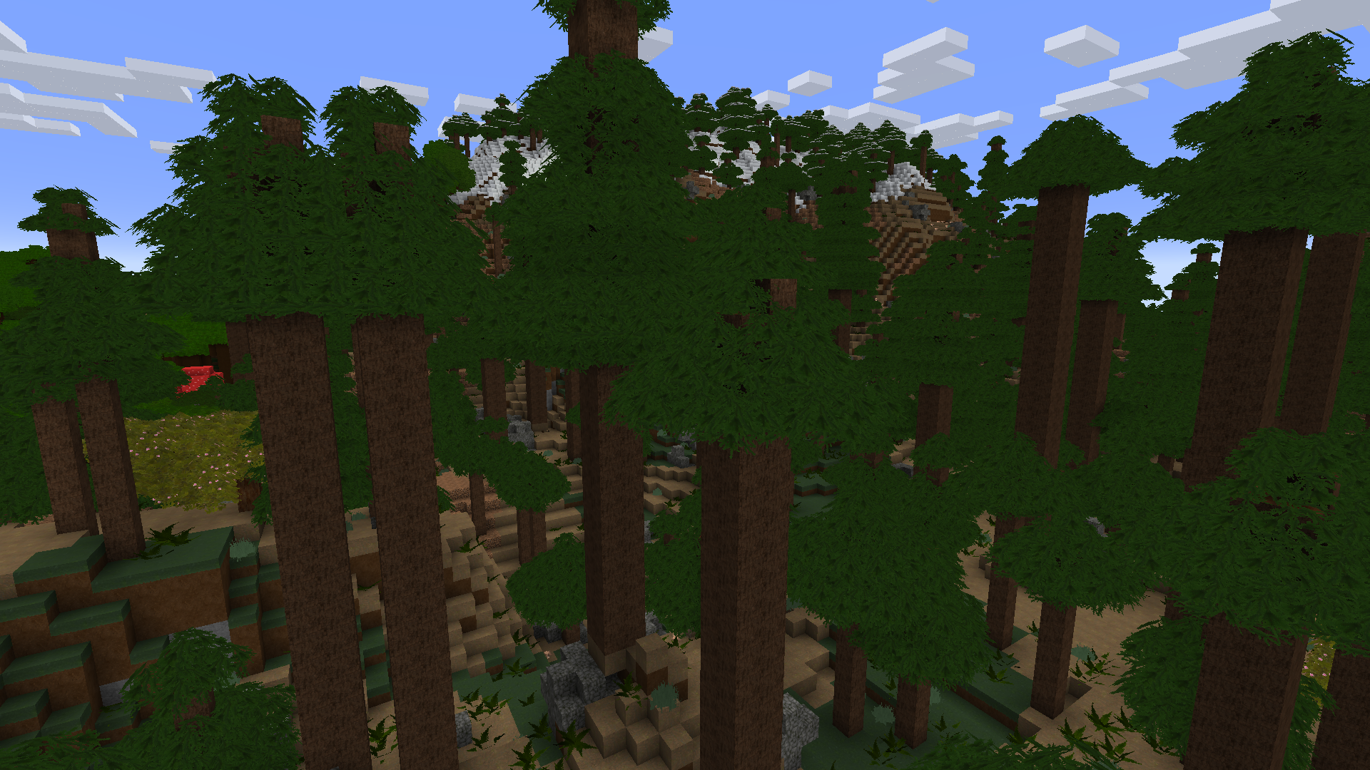 Example Minecraft landscape option