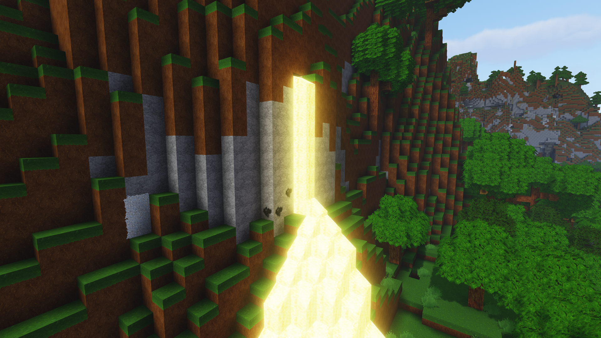 Example Minecraft landscape option