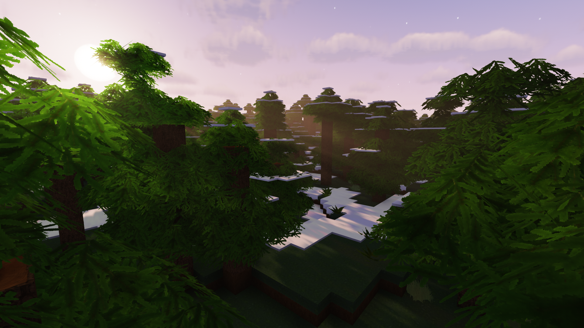 Example Minecraft landscape option