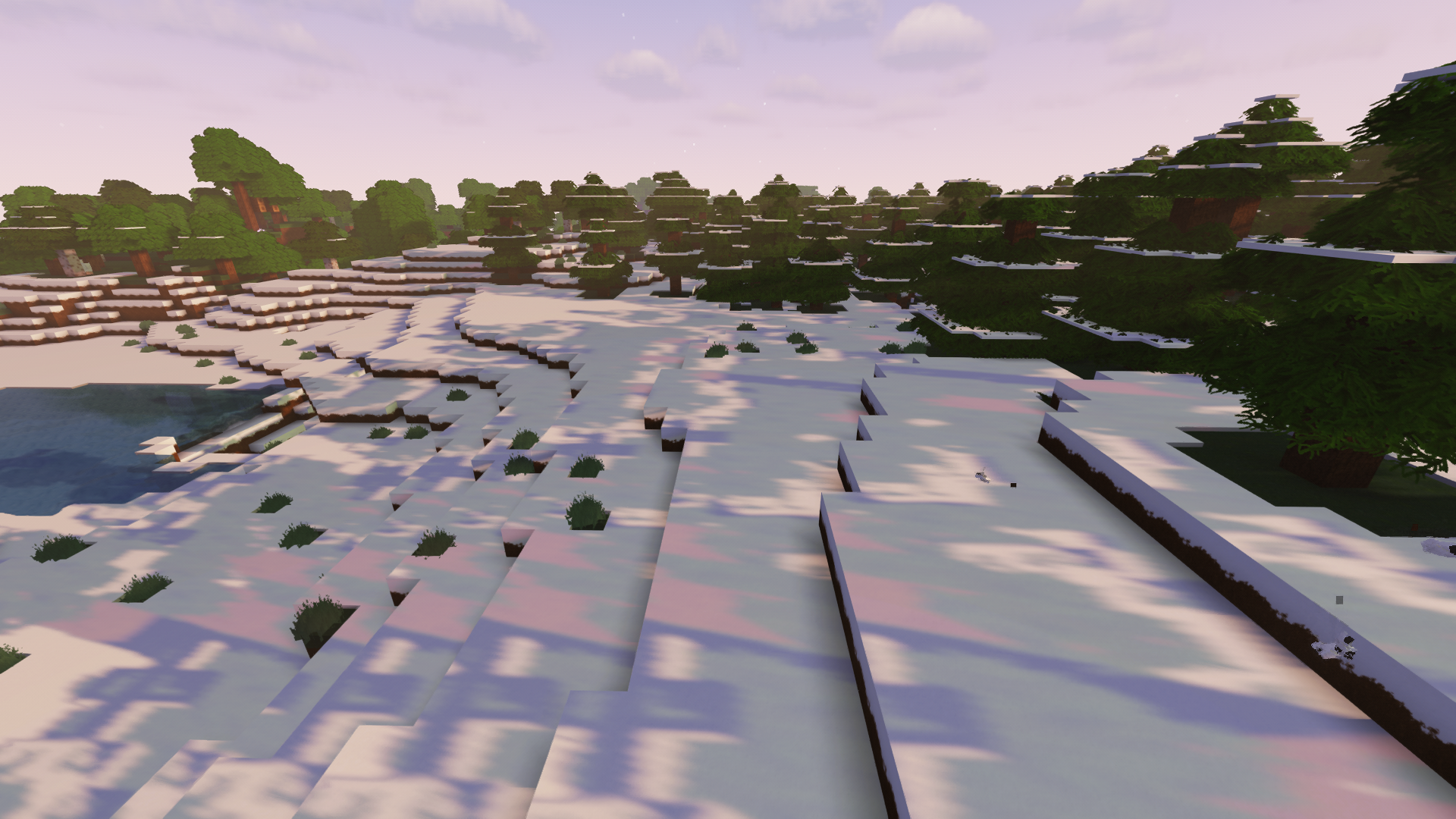 Example Minecraft landscape option
