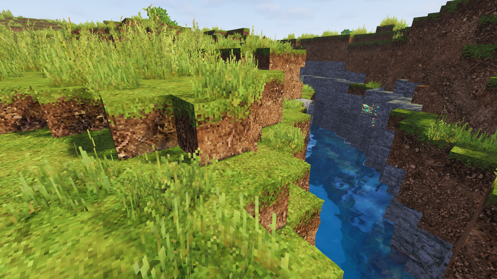 Example Minecraft landscape option