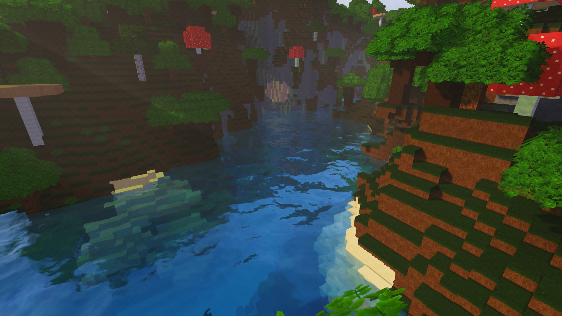 Example Minecraft landscape option