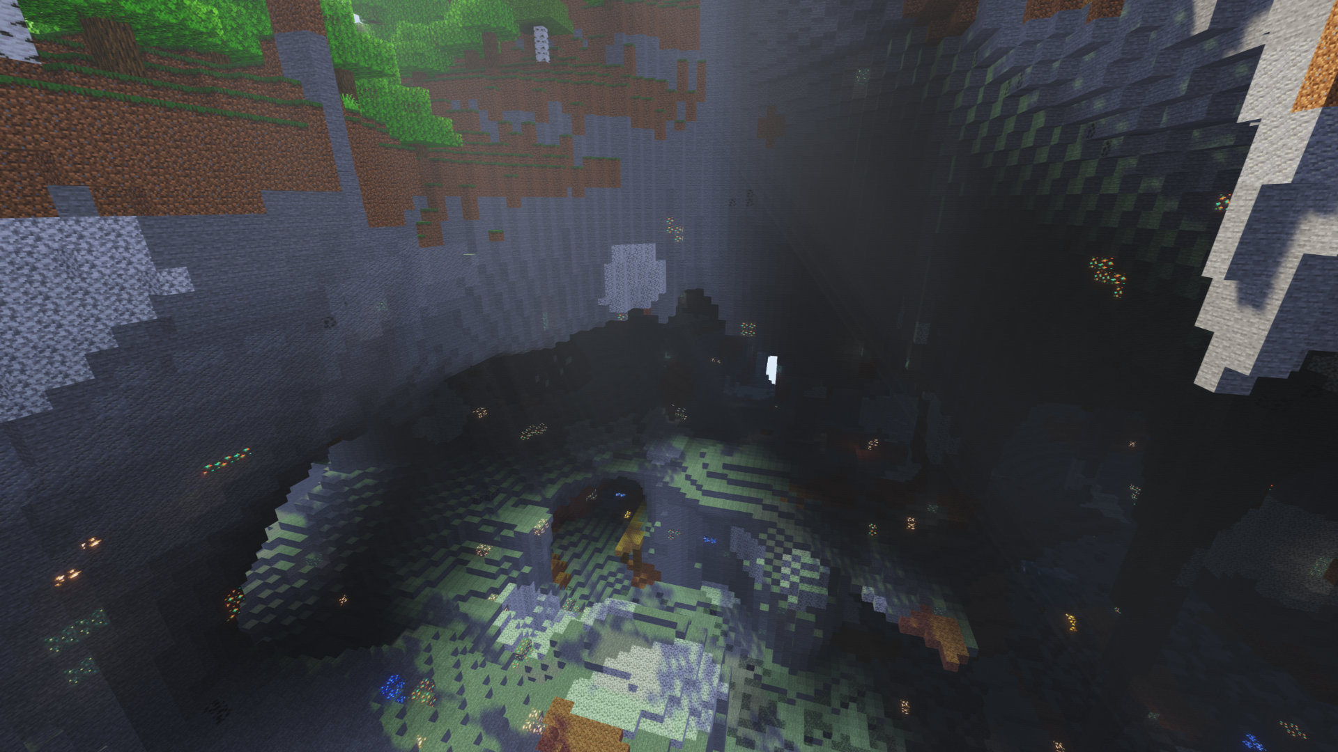 Example Minecraft landscape option